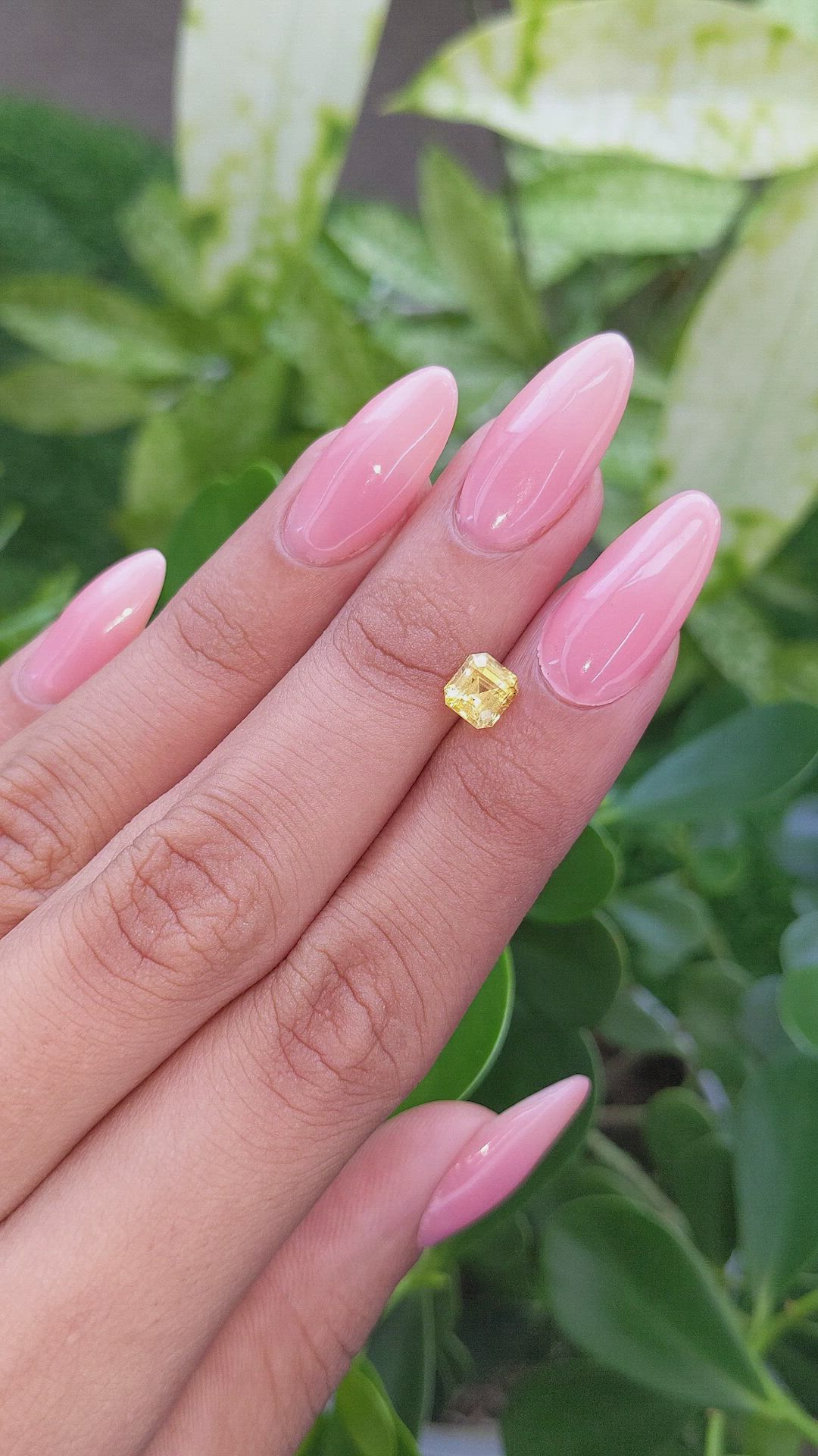 1.26 Ct. Yellow Sapphire from Madagascar Size Video