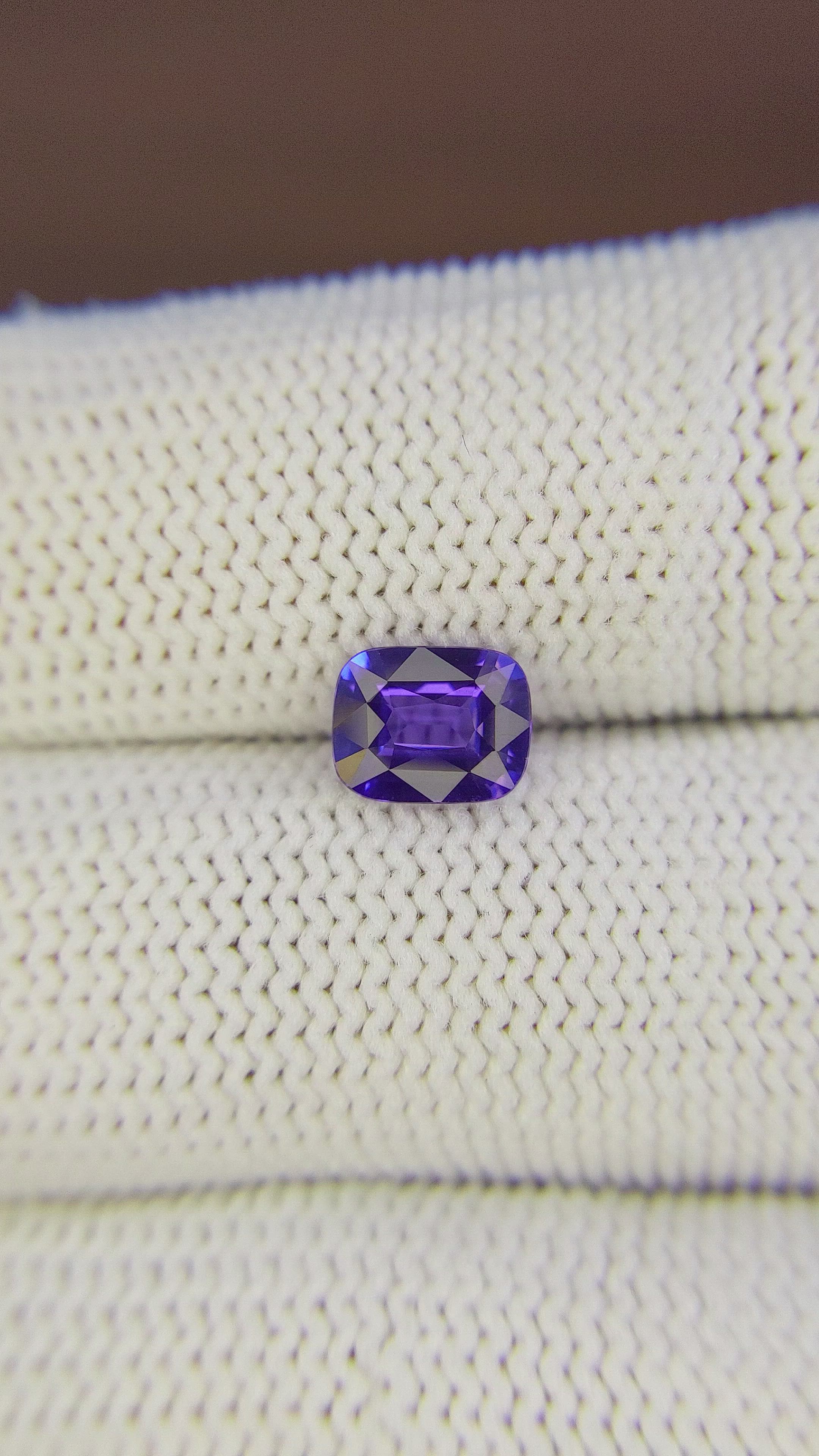 1.29 Ct. Color Change Sapphire from Ceylon (Sri Lanka) Size Video