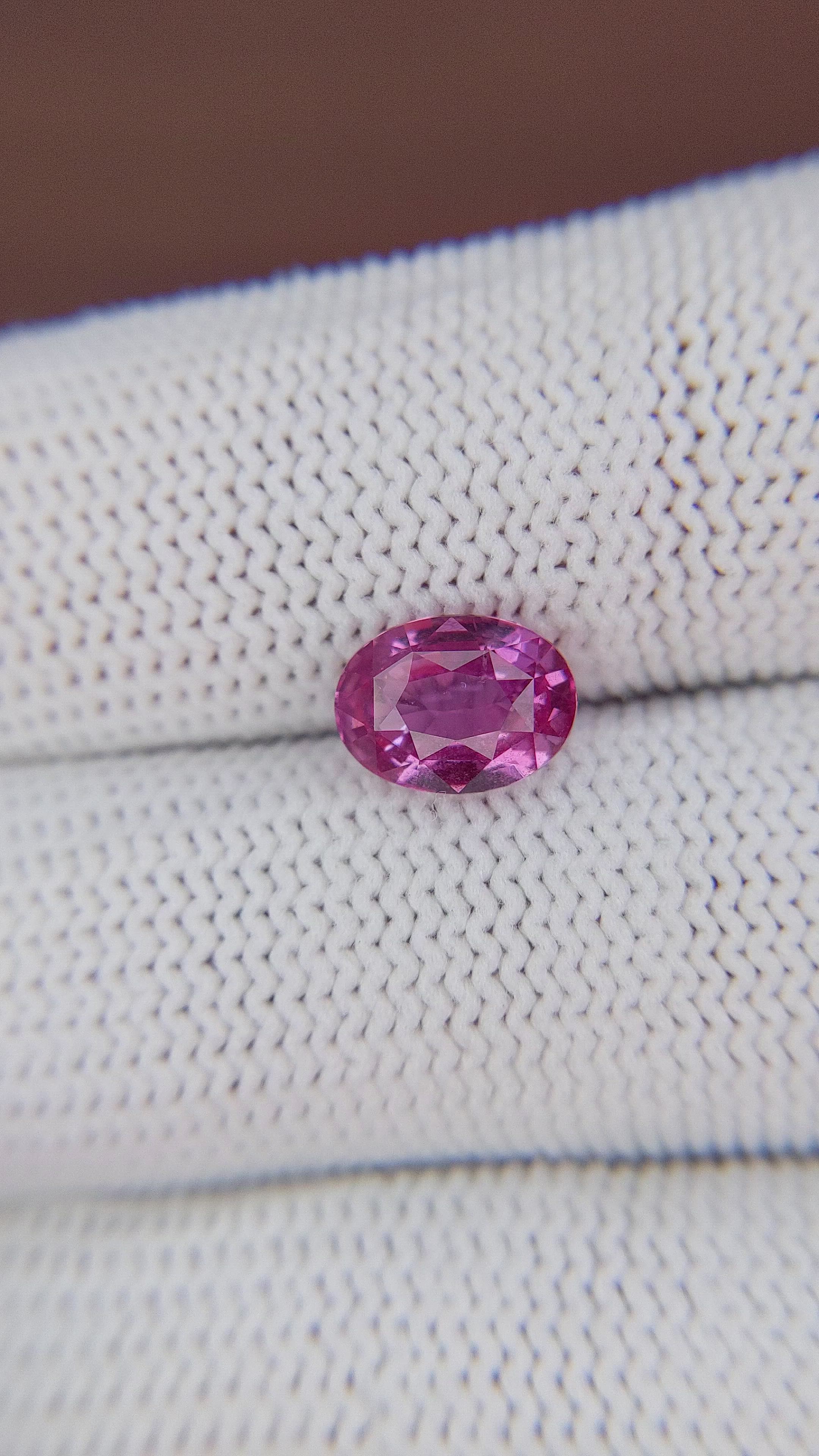 2.00 Ct. Purplish Pink Sapphire from Madagascar Size Video