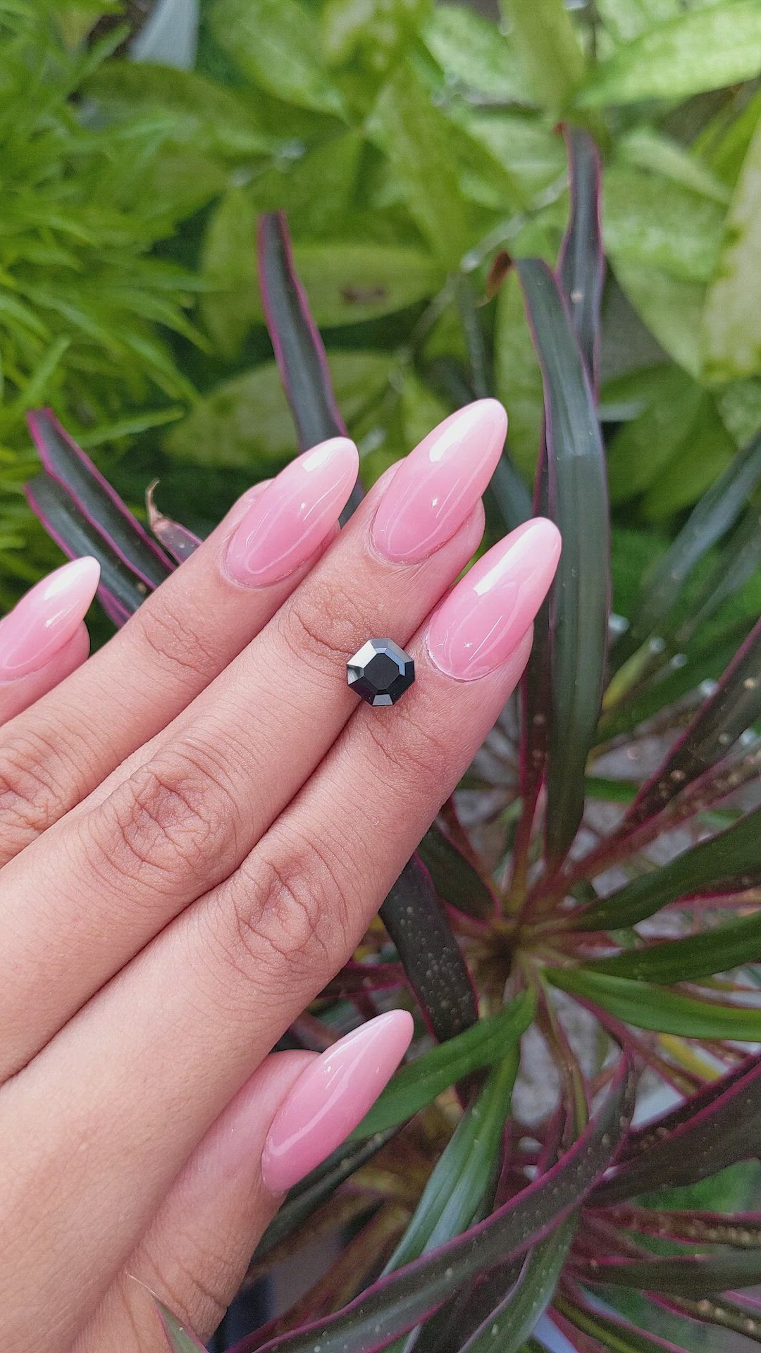 2.69 Ct. Bluish Green Sapphire from Africa Size Video