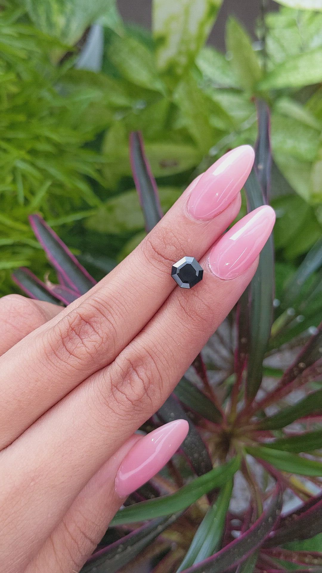 2.69 Ct. Bluish Green Sapphire from Africa Size Video