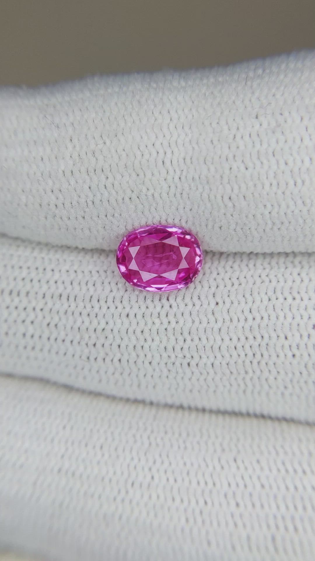 1.58 Ct. Pink Sapphire Size Video
