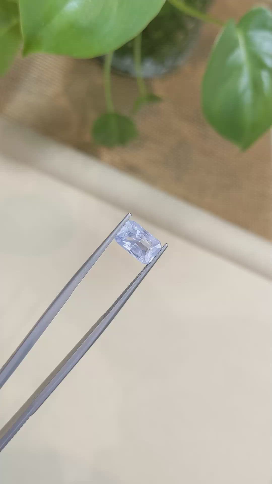 2.30 Ct. Blue Sapphire from Ceylon (Sri Lanka) Size Video