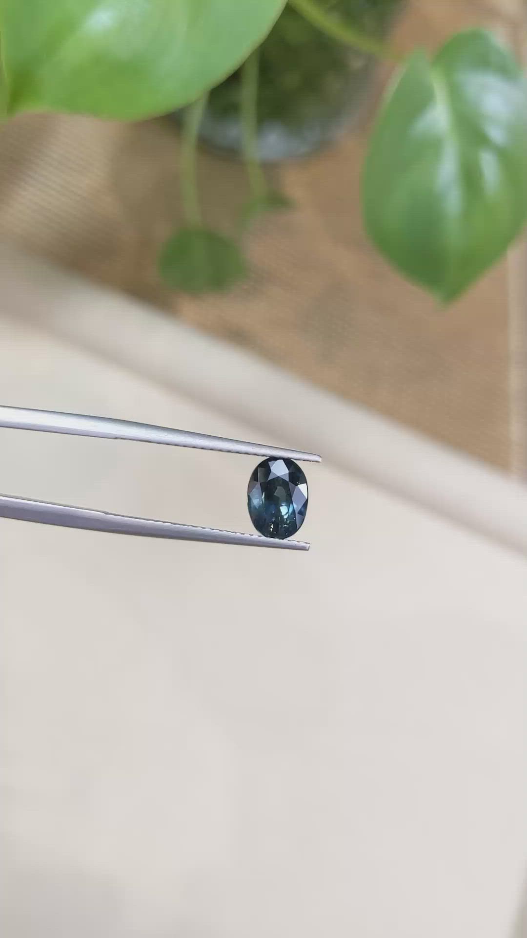 2.08 Ct. Blue Sapphire from Ceylon (Sri Lanka) Size Video