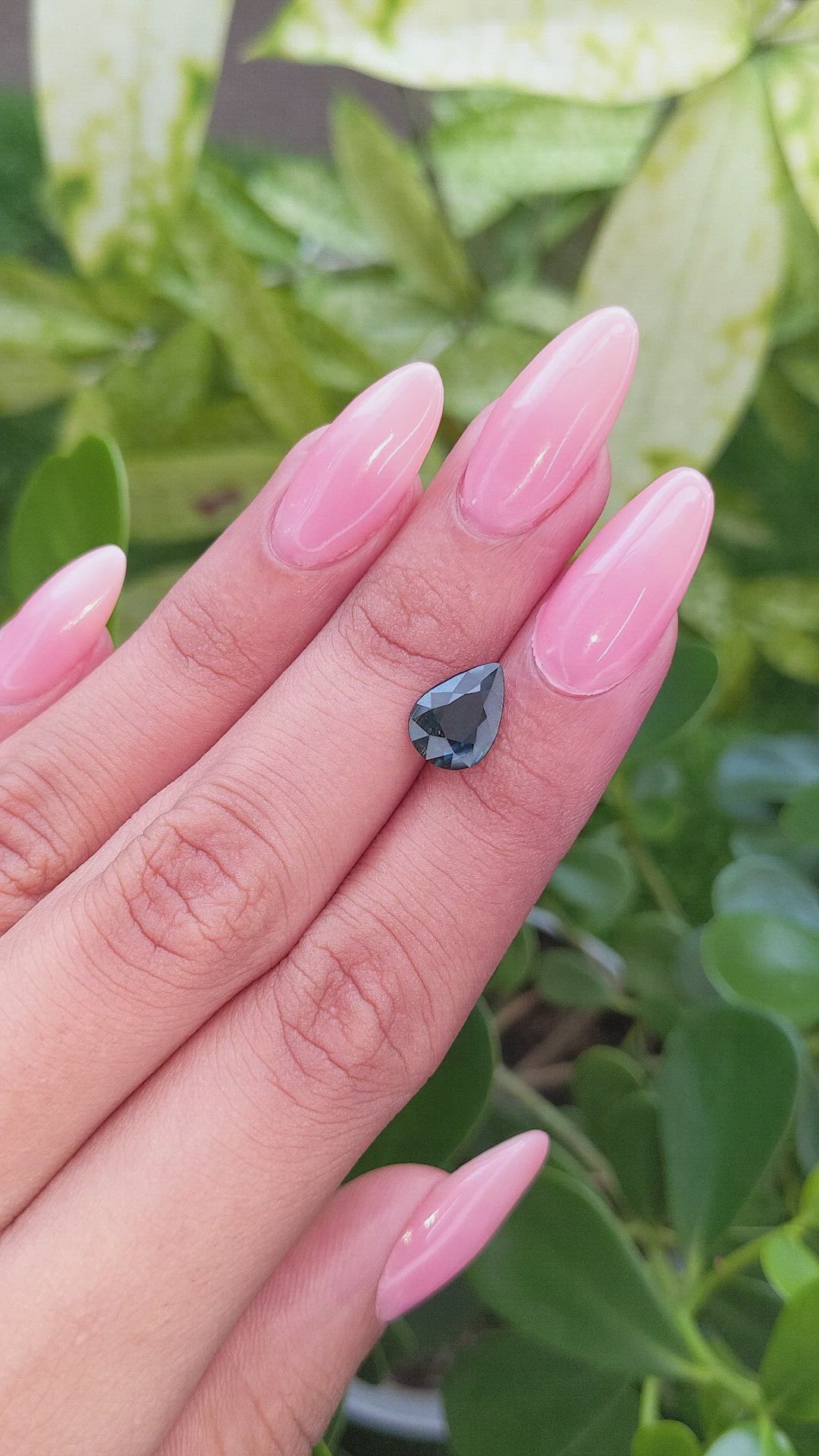 2.49 Ct. Bluish Green Sapphire from Africa Size Video