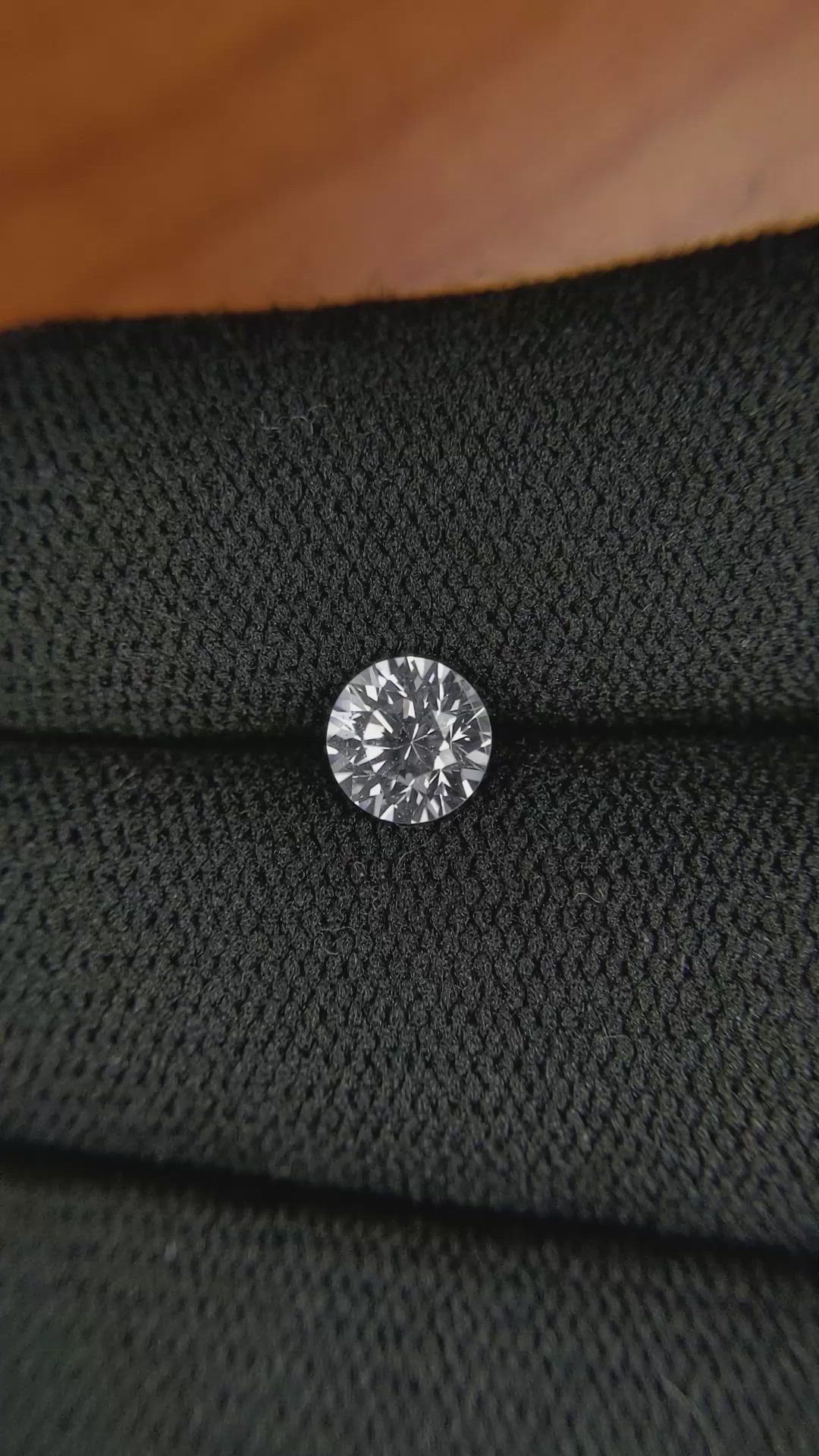 1.17 Ct. White Sapphire from Ceylon (Sri Lanka) Size Video