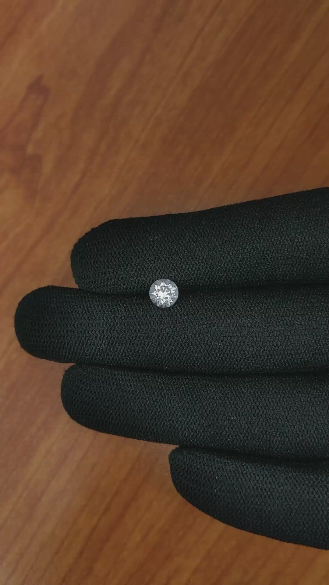 1.17 Ct. White Sapphire from Ceylon (Sri Lanka) Size Video