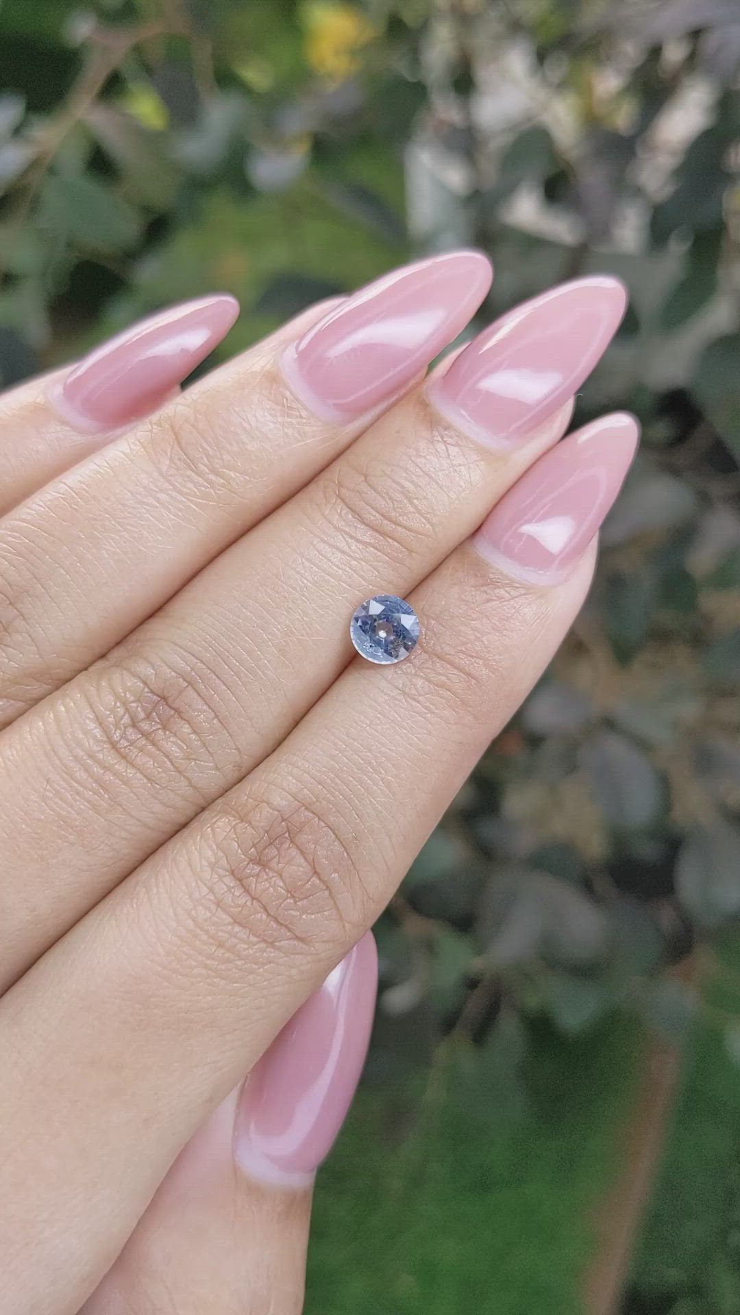 0.83 Ct. Bi Color Sapphire from Ceylon (Sri Lanka) Size Video