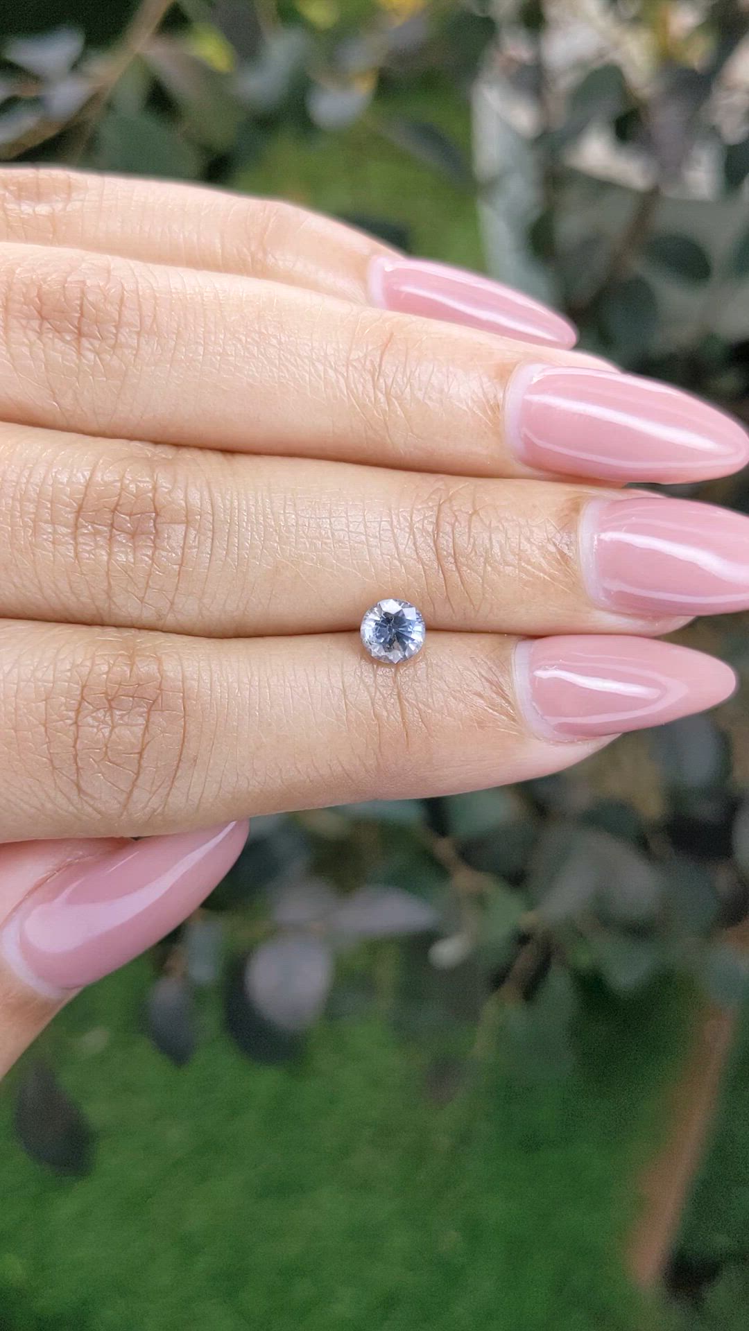 0.75 Ct. Blue Sapphire from Ceylon (Sri Lanka) Size Video