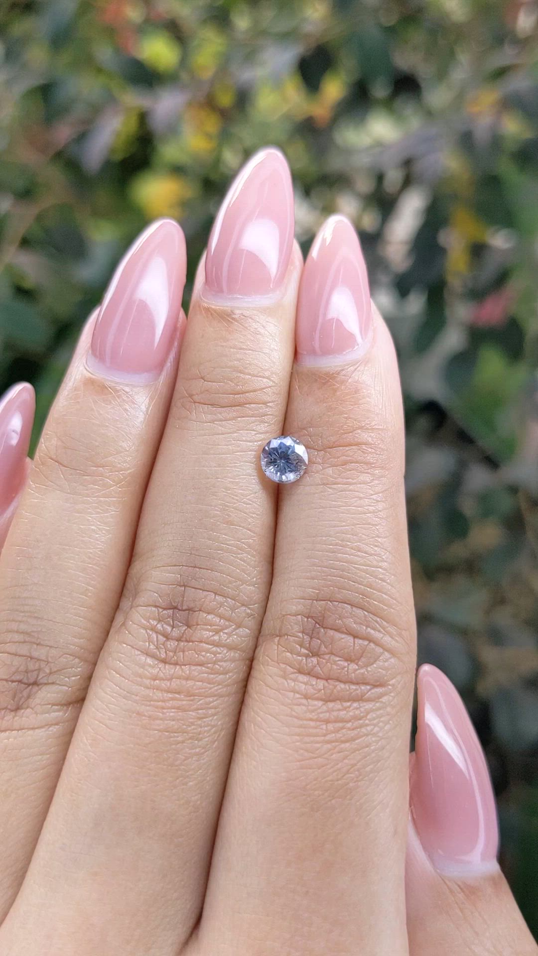 0.75 Ct. Blue Sapphire from Ceylon (Sri Lanka) Size Video