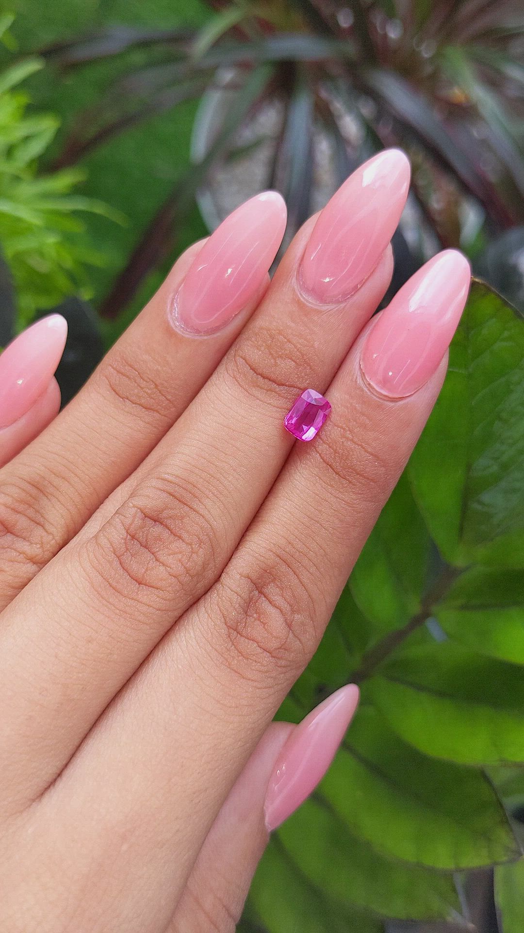 1.01 Ct. Pink Sapphire from Tanzania Size Video