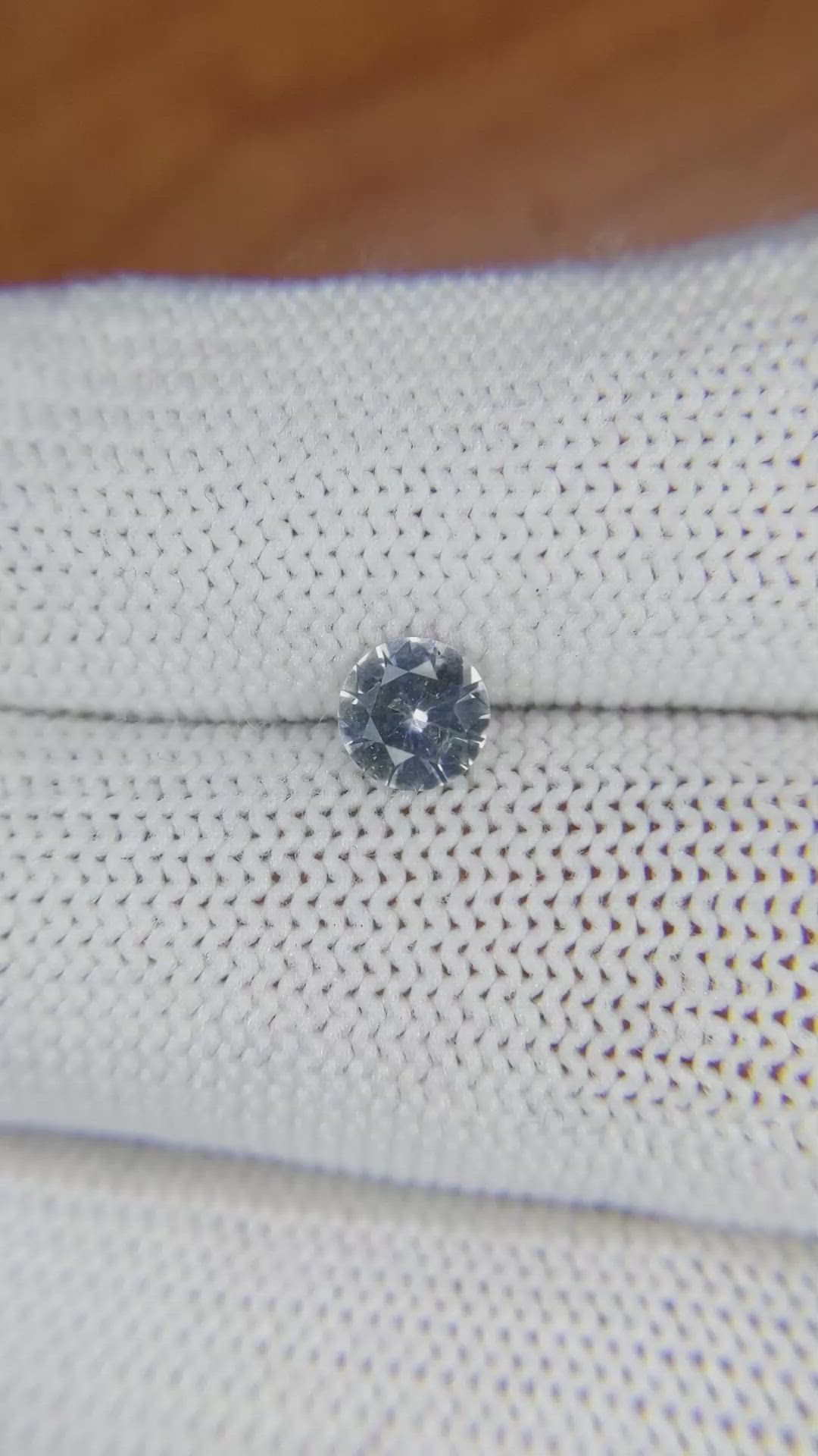 0.67 Ct. Bi Color / Parti Sapphire from Ceylon (Sri Lanka) Size Video
