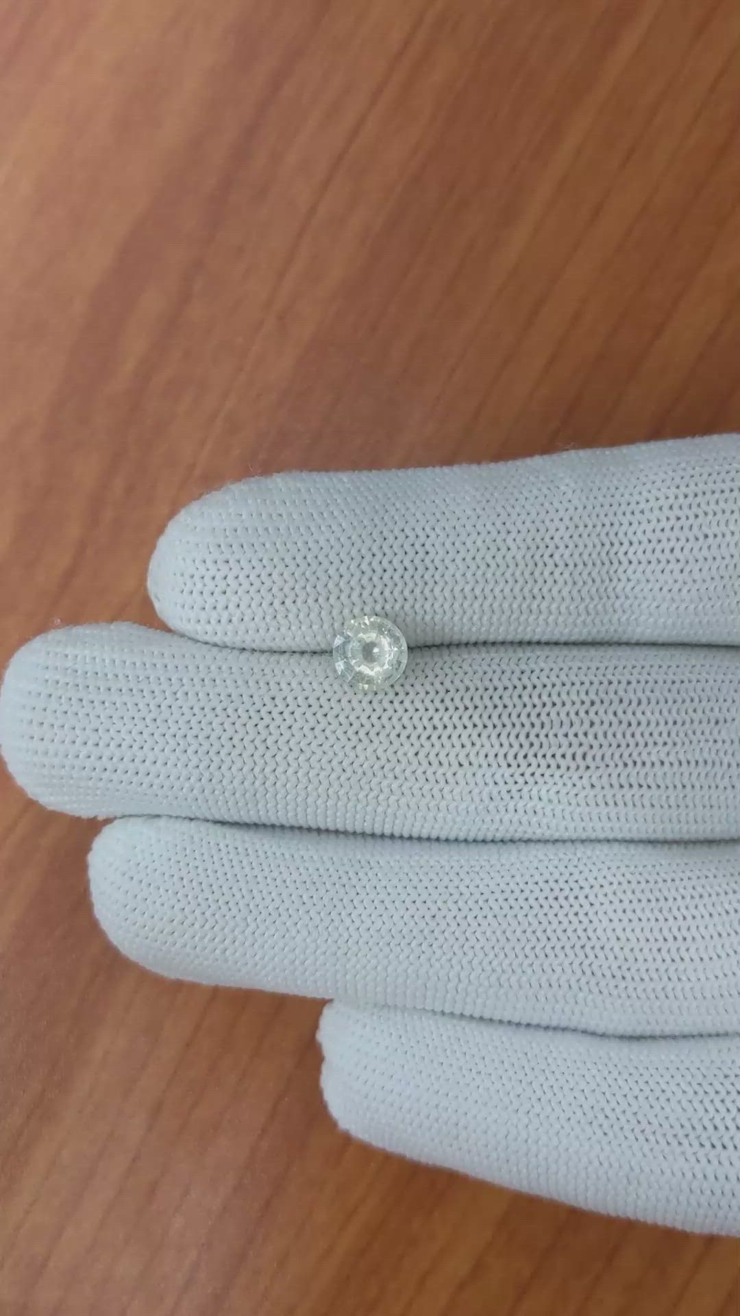 1.27 Ct. Yellow Sapphire from Ceylon (Sri Lanka) Size Video