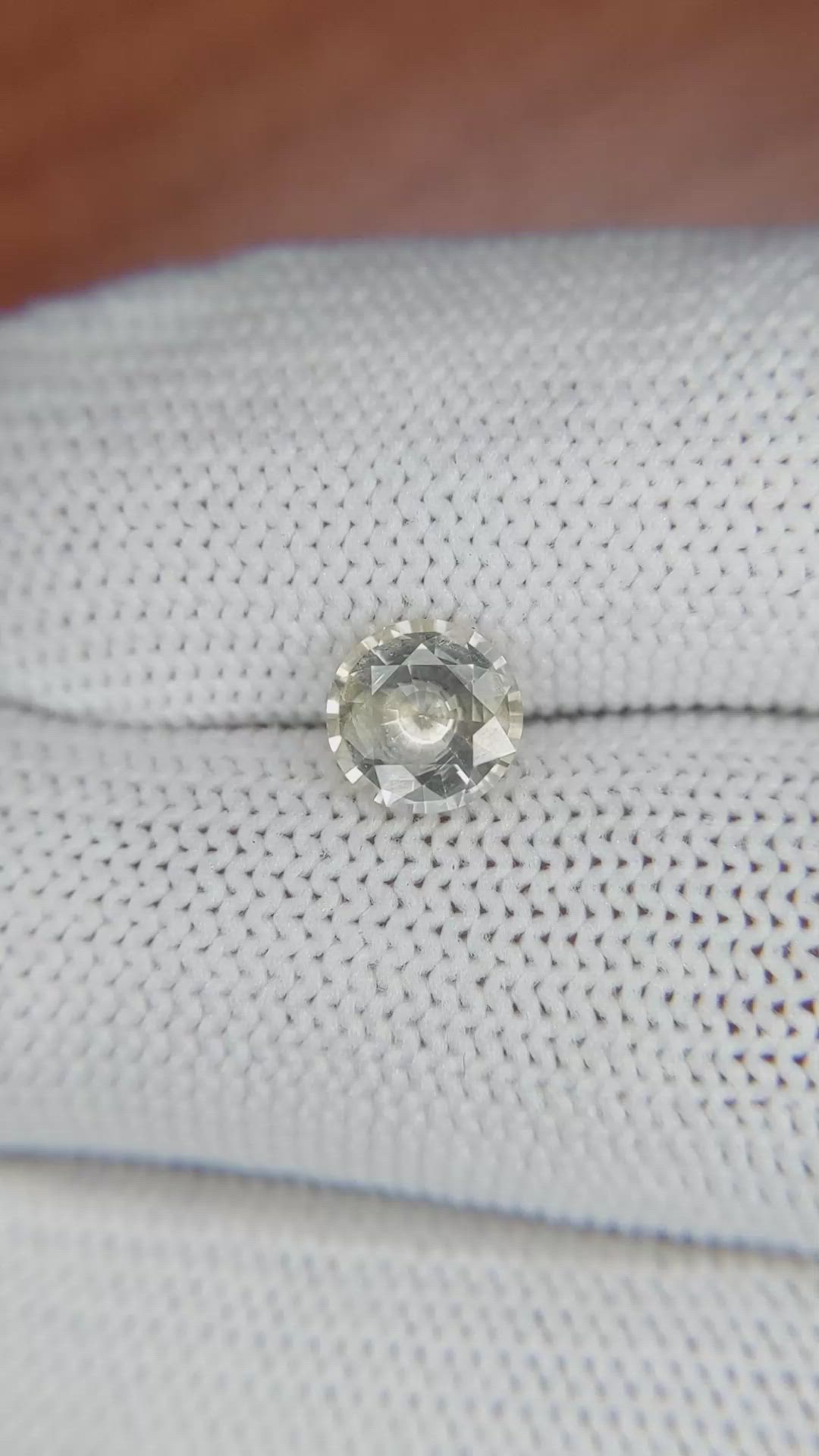 1.27 Ct. Yellow Sapphire from Ceylon (Sri Lanka) Size Video