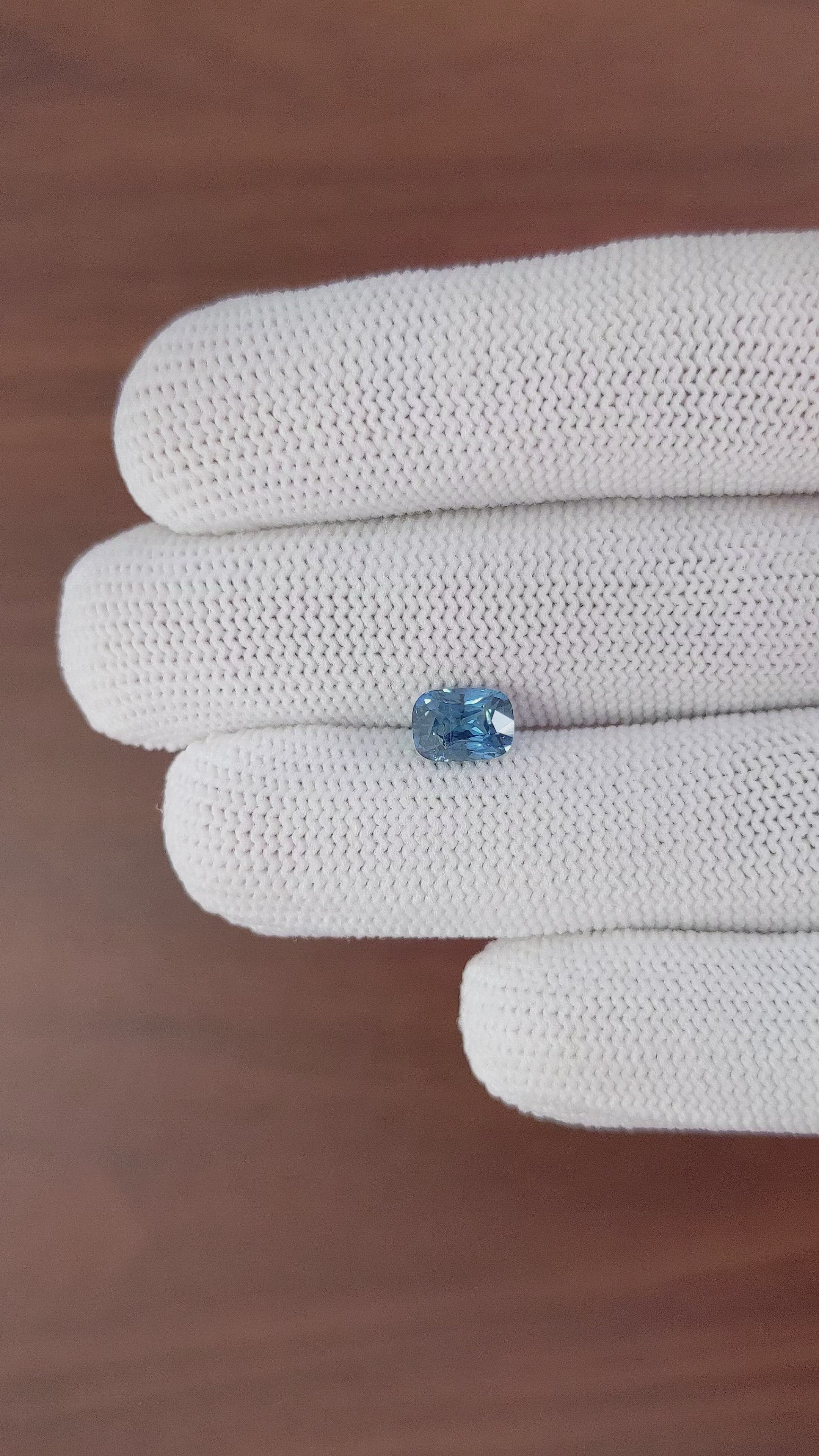 1.58 Ct. Blue Sapphire from Tanzania Size Video