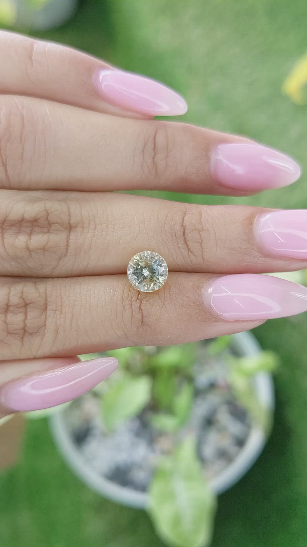 1.96 Ct. Bi Color Sapphire from Ceylon (Sri Lanka) Size Video