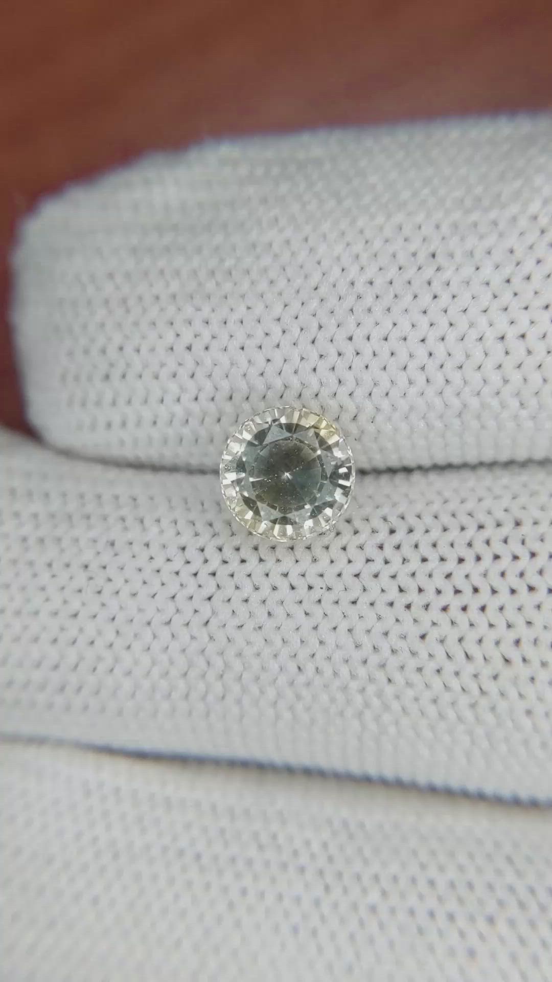 1.96 Ct. Bi Color Sapphire from Ceylon (Sri Lanka) Size Video