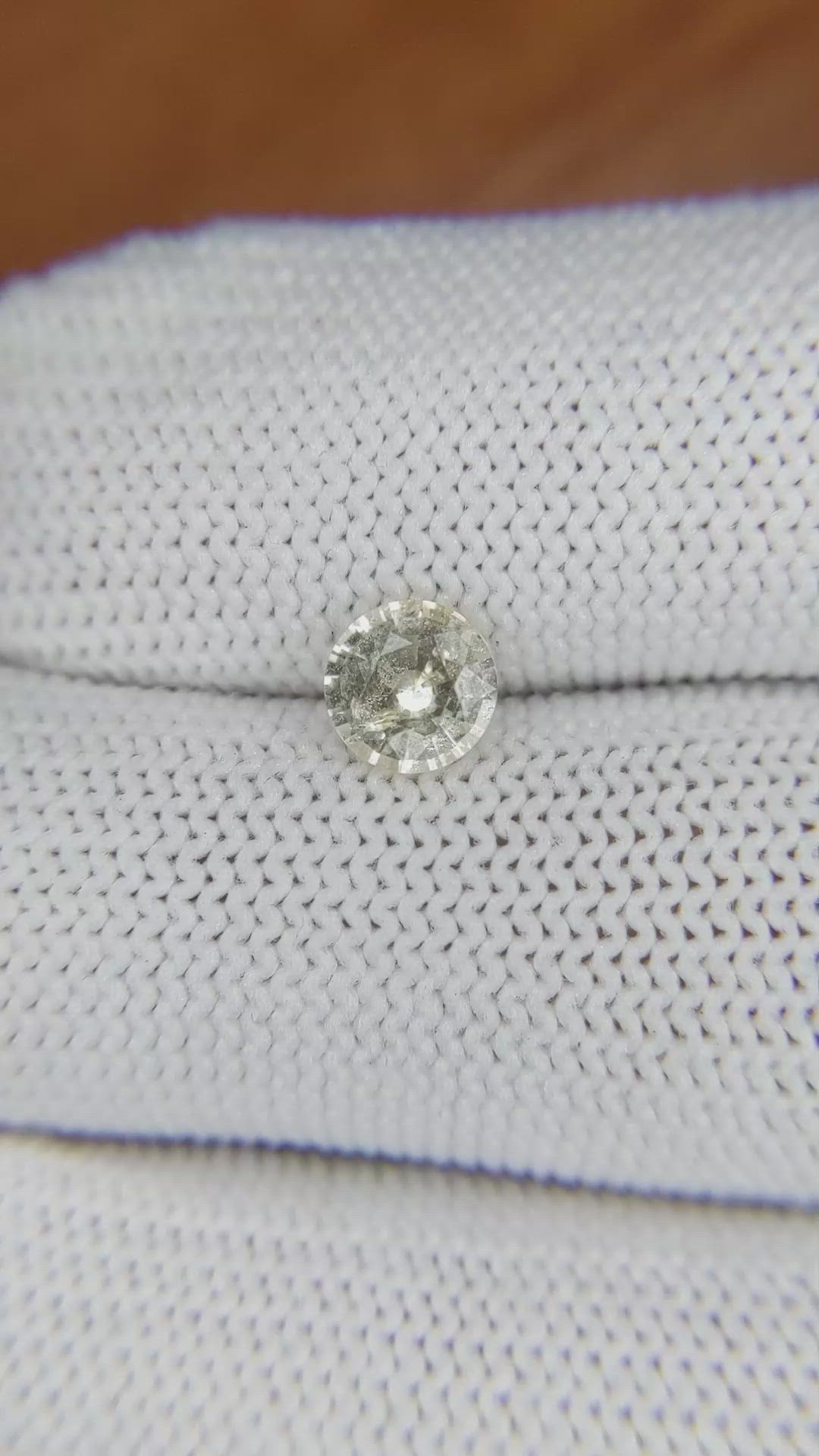 0.93 Ct. Yellow Sapphire from Ceylon (Sri Lanka) Size Video