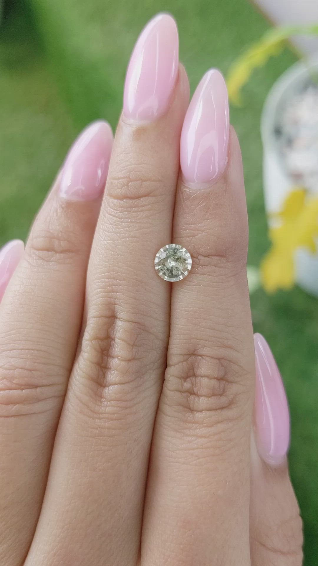 0.93 Ct. Yellow Sapphire from Ceylon (Sri Lanka) Size Video
