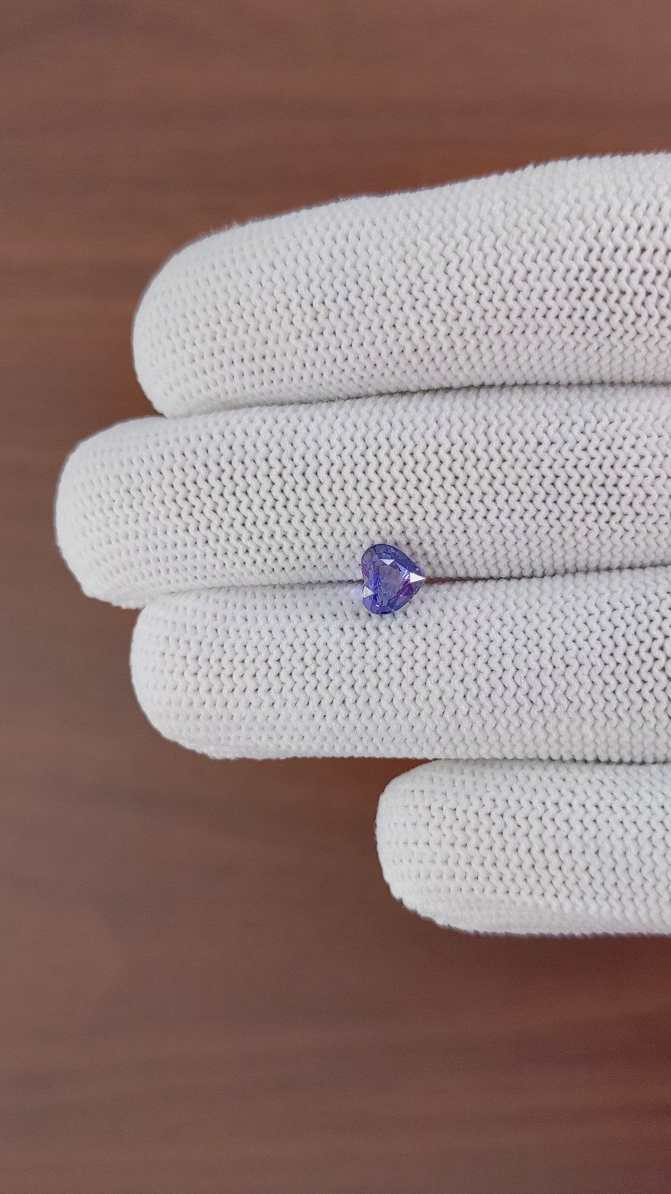1.00 Ct. Color Change Sapphire from Tanzania Size Video