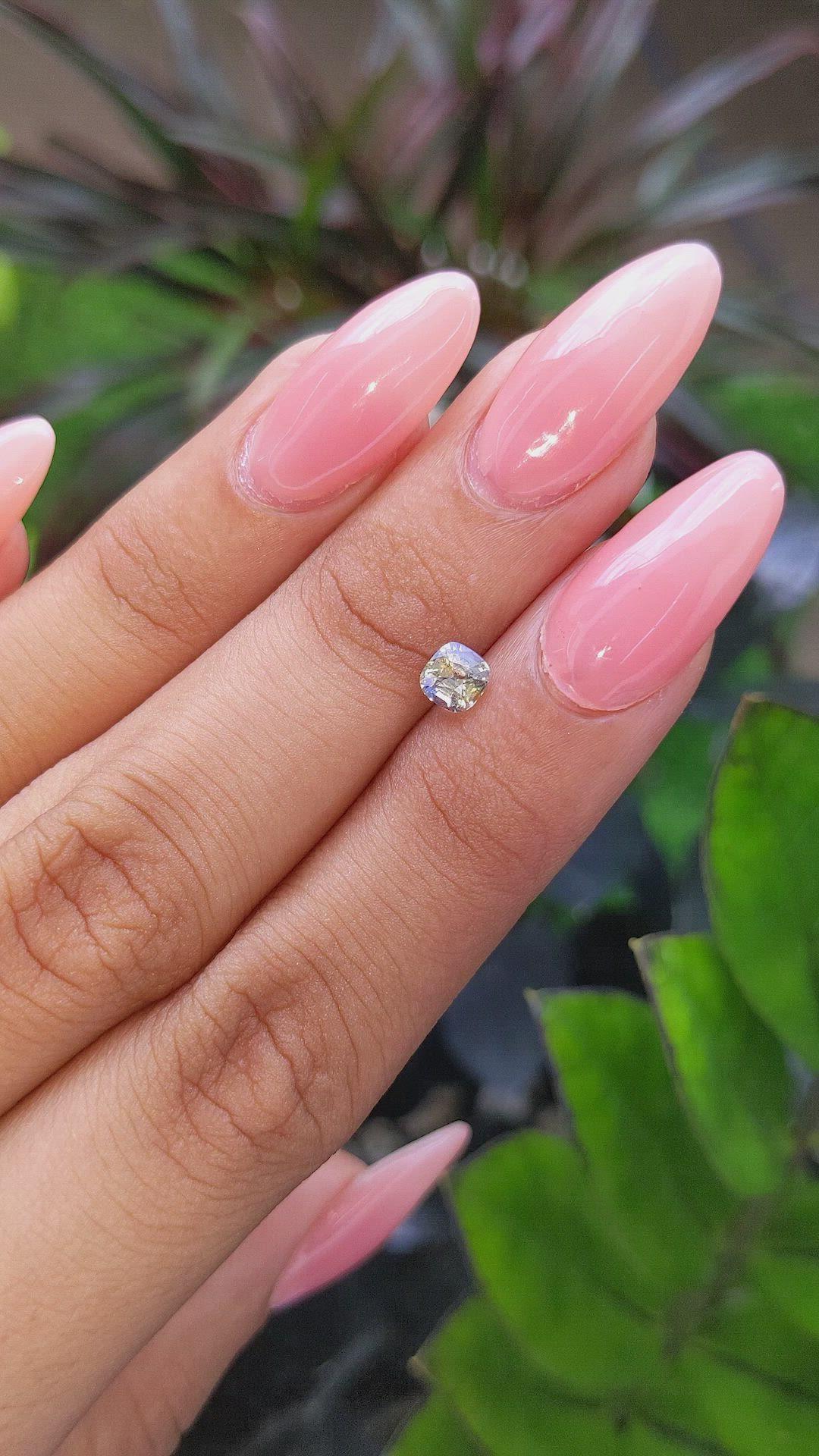 0.62 Ct. Bi Color Sapphire from Tanzania Size Video