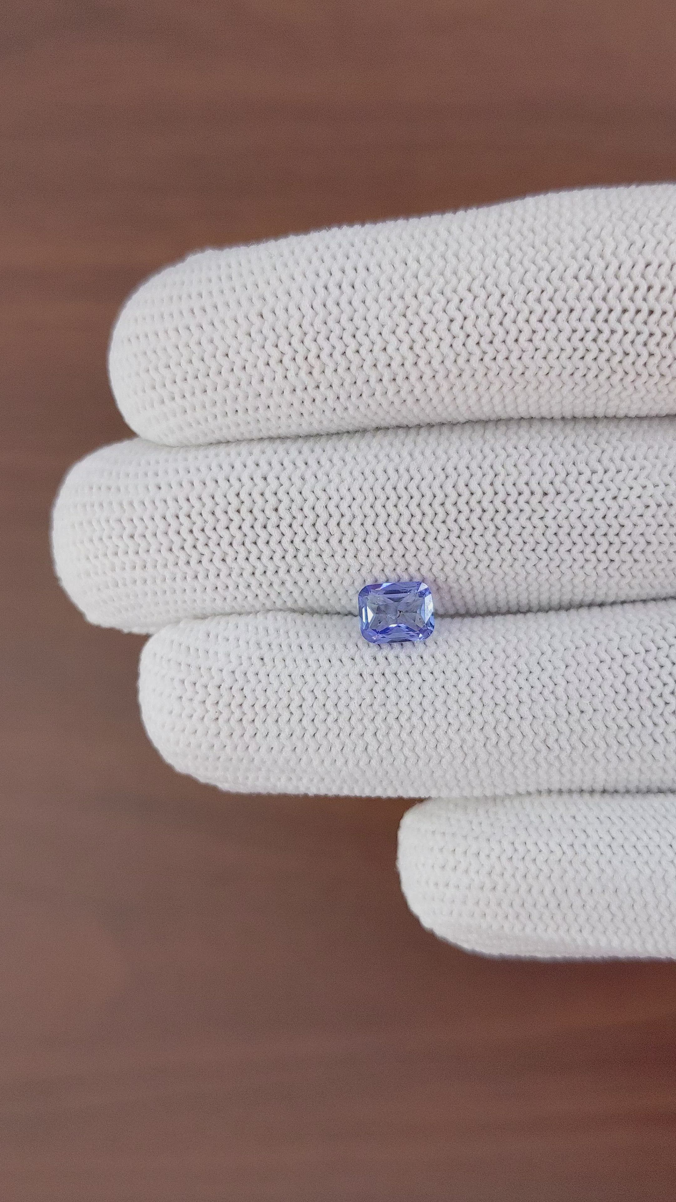 1.09 Ct. Blue Sapphire from Tanzania Size Video