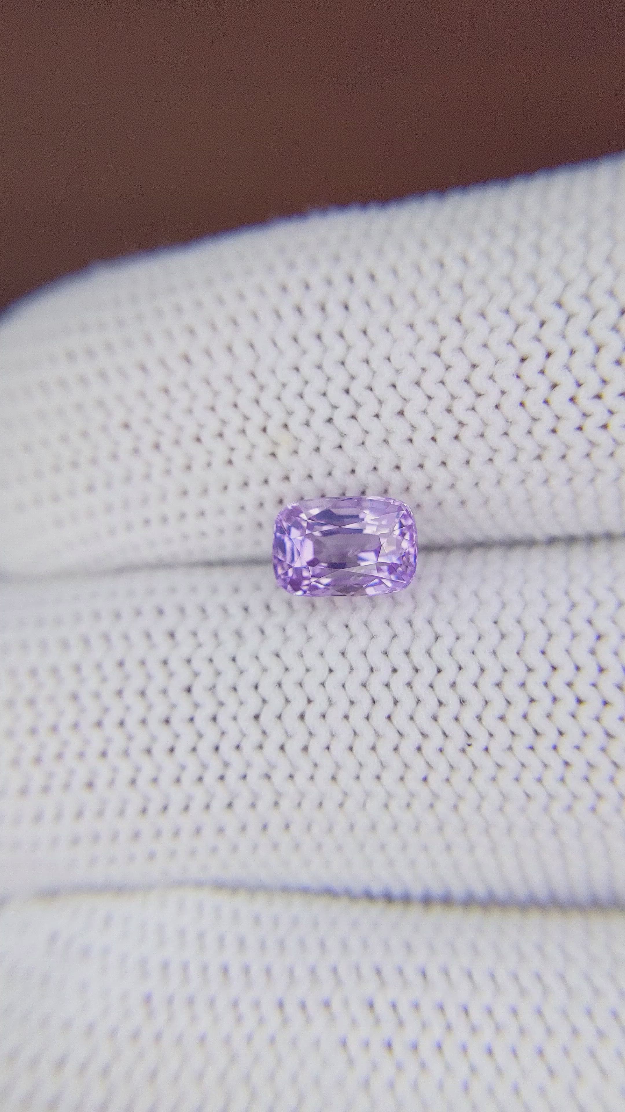 1.60 Ct. Purple Sapphire from Tanzania Size Video