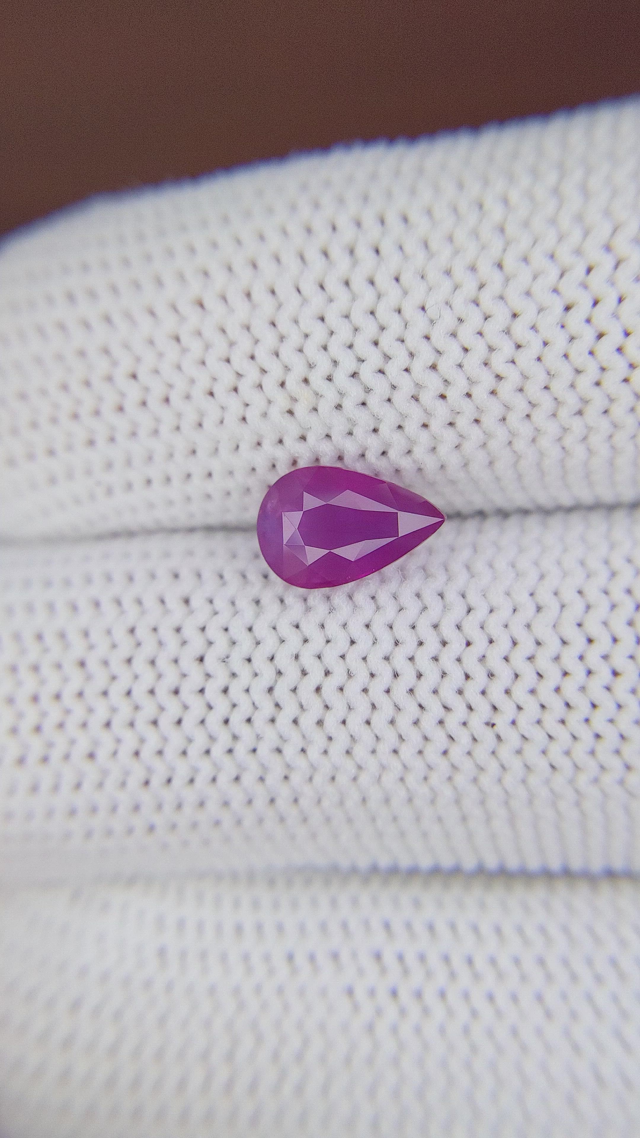 1.55 Ct. Pinkish Purple Sapphire from Tanzania Size Video