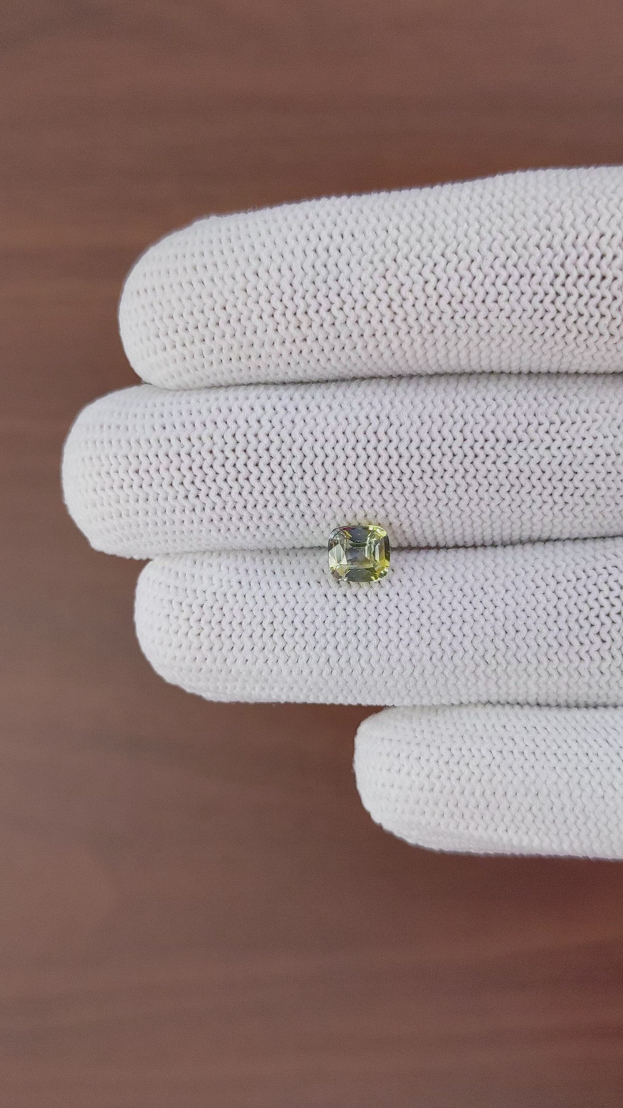 1.12 Ct. Bi Color Sapphire from Tanzania Size Video