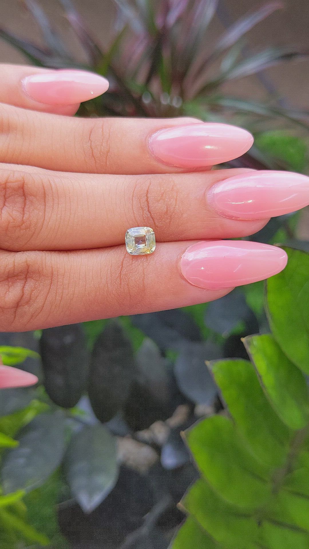 1.12 Ct. Bi Color Sapphire from Tanzania Size Video