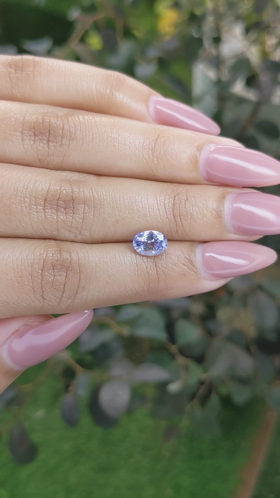 1.33 Ct. Blue Sapphire from Ceylon (Sri Lanka) Size Video