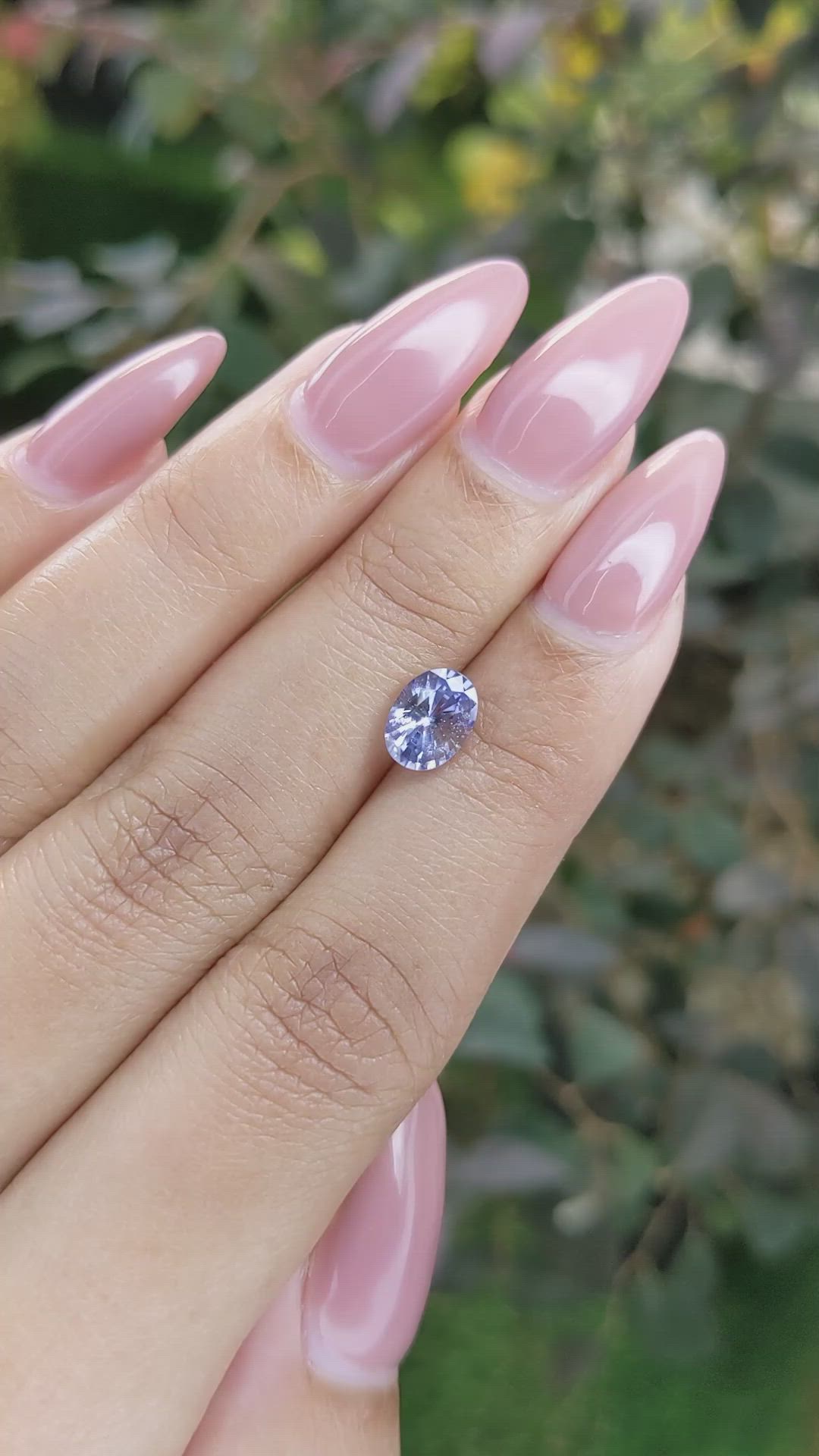 1.33 Ct. Blue Sapphire from Ceylon (Sri Lanka) Size Video