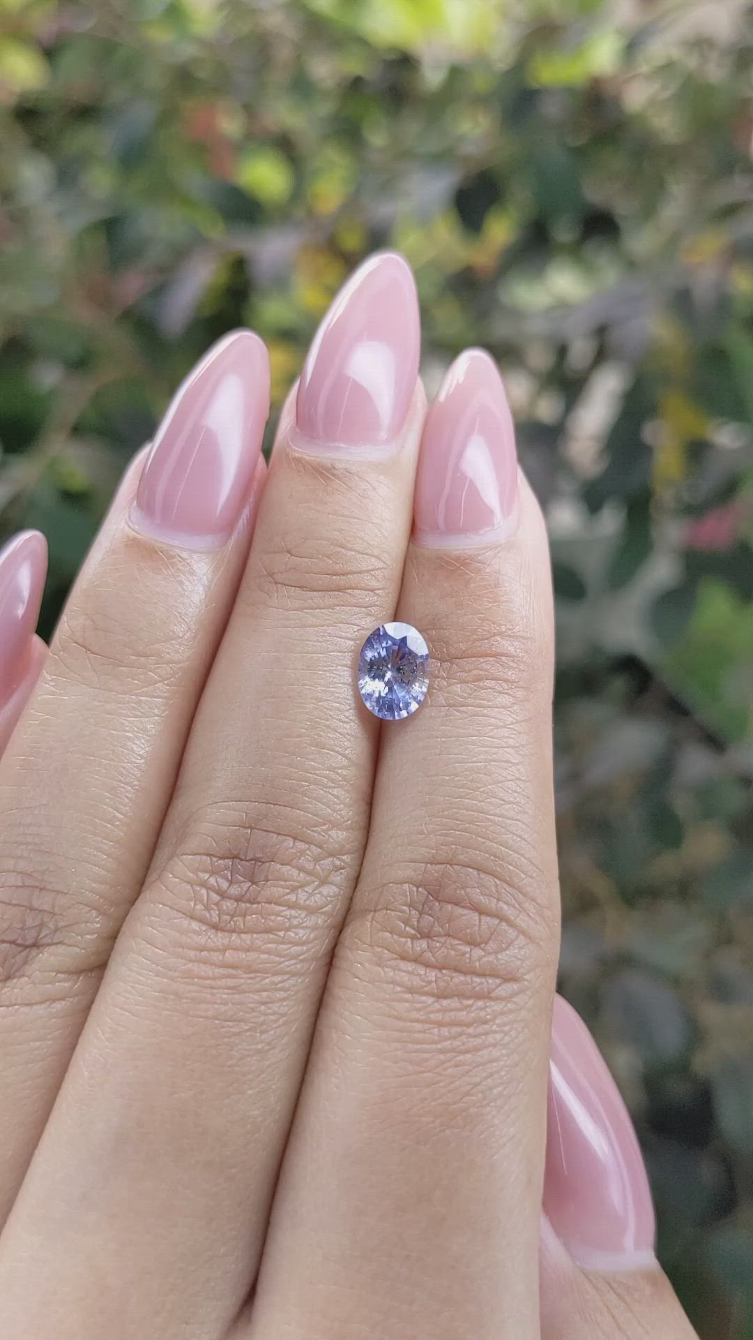1.33 Ct. Blue Sapphire from Ceylon (Sri Lanka) Size Video