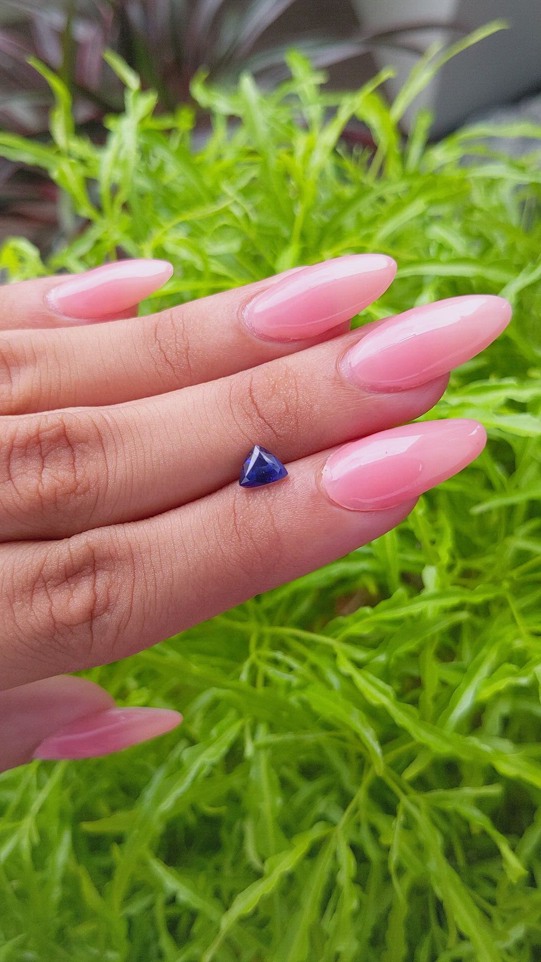 1.05 Ct. Blue Sapphire from Tanzania Size Video