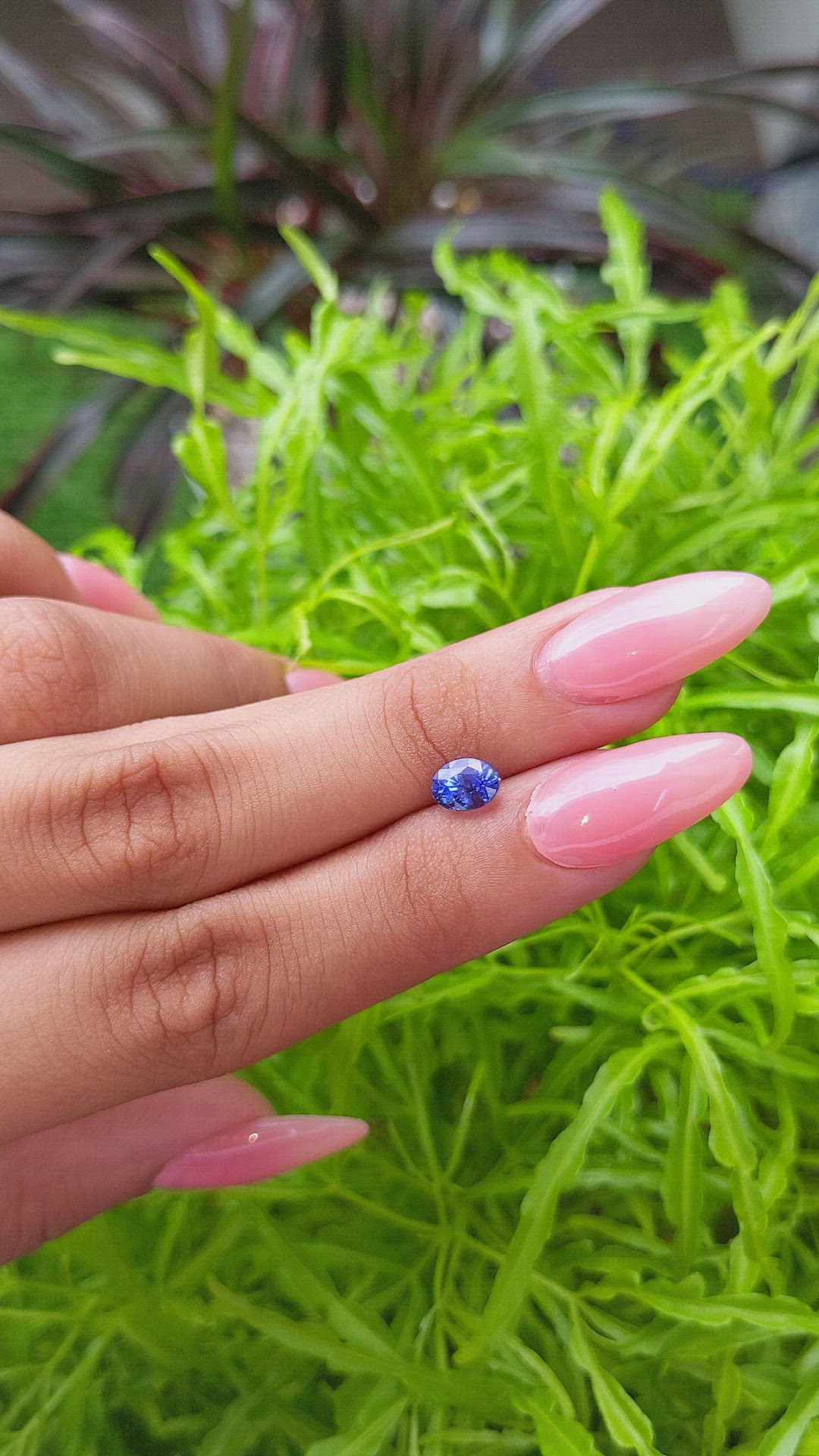 1.15 Ct. Blue Sapphire from Tanzania Size Video