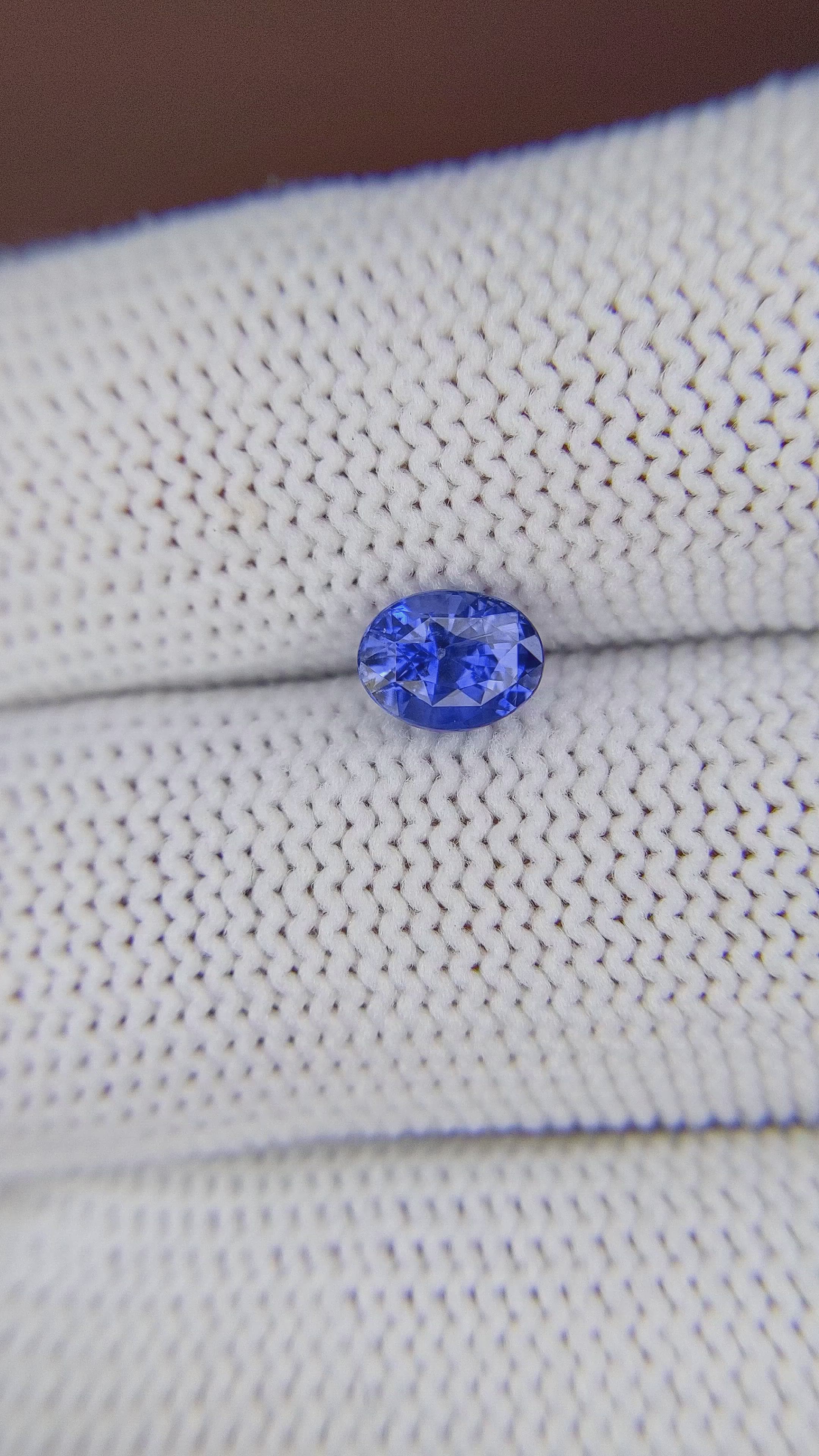 1.15 Ct. Blue Sapphire from Tanzania Size Video