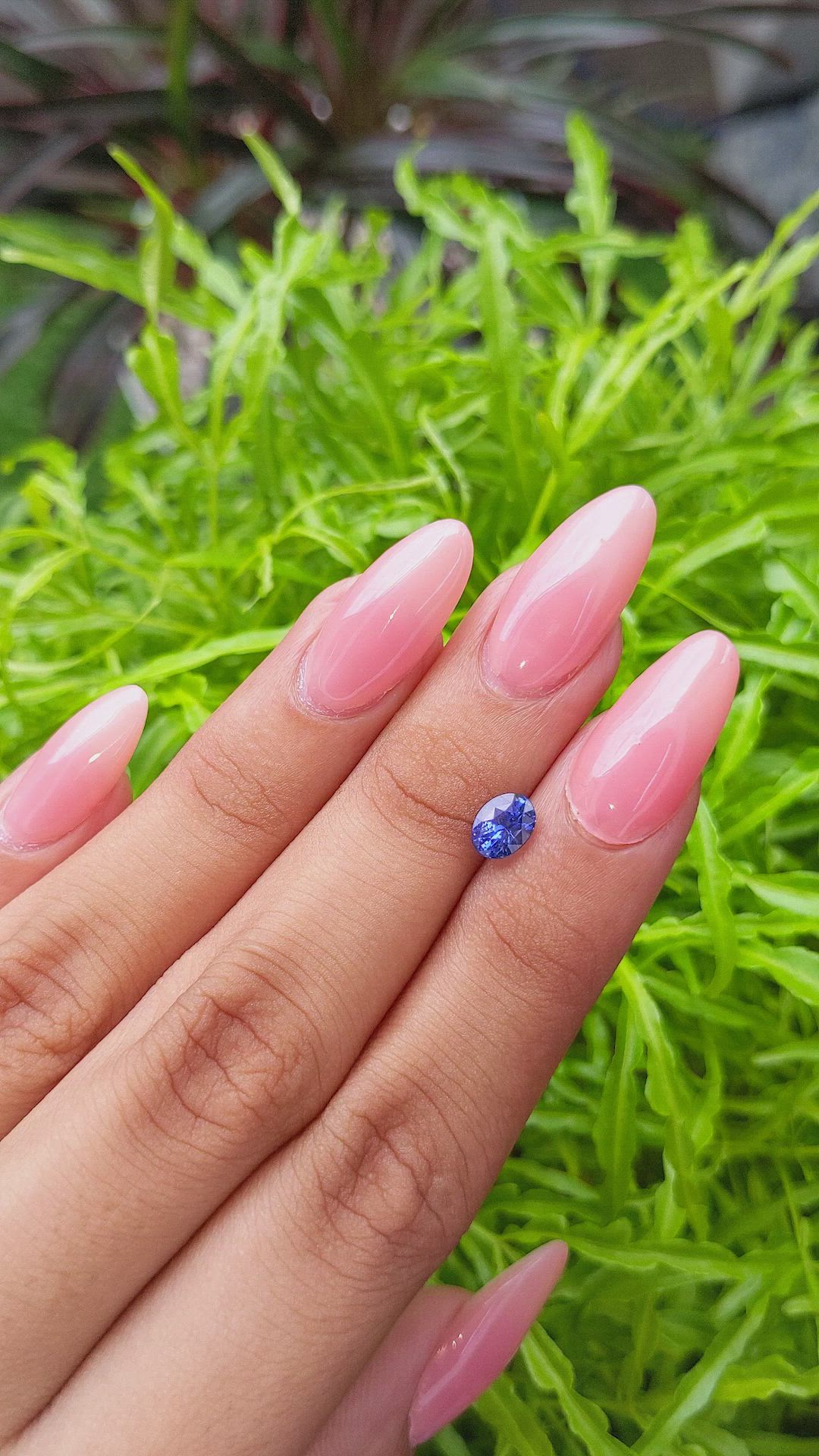 1.15 Ct. Blue Sapphire from Tanzania Size Video