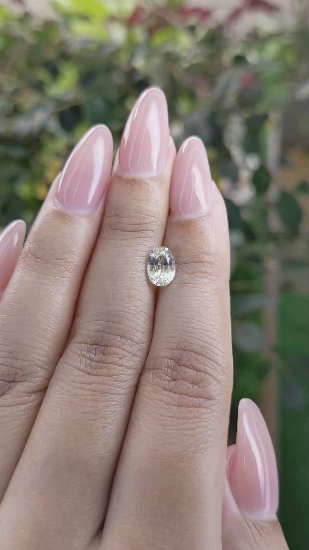 1.23 Ct. Yellow Sapphire from Ceylon (Sri Lanka) Size Video