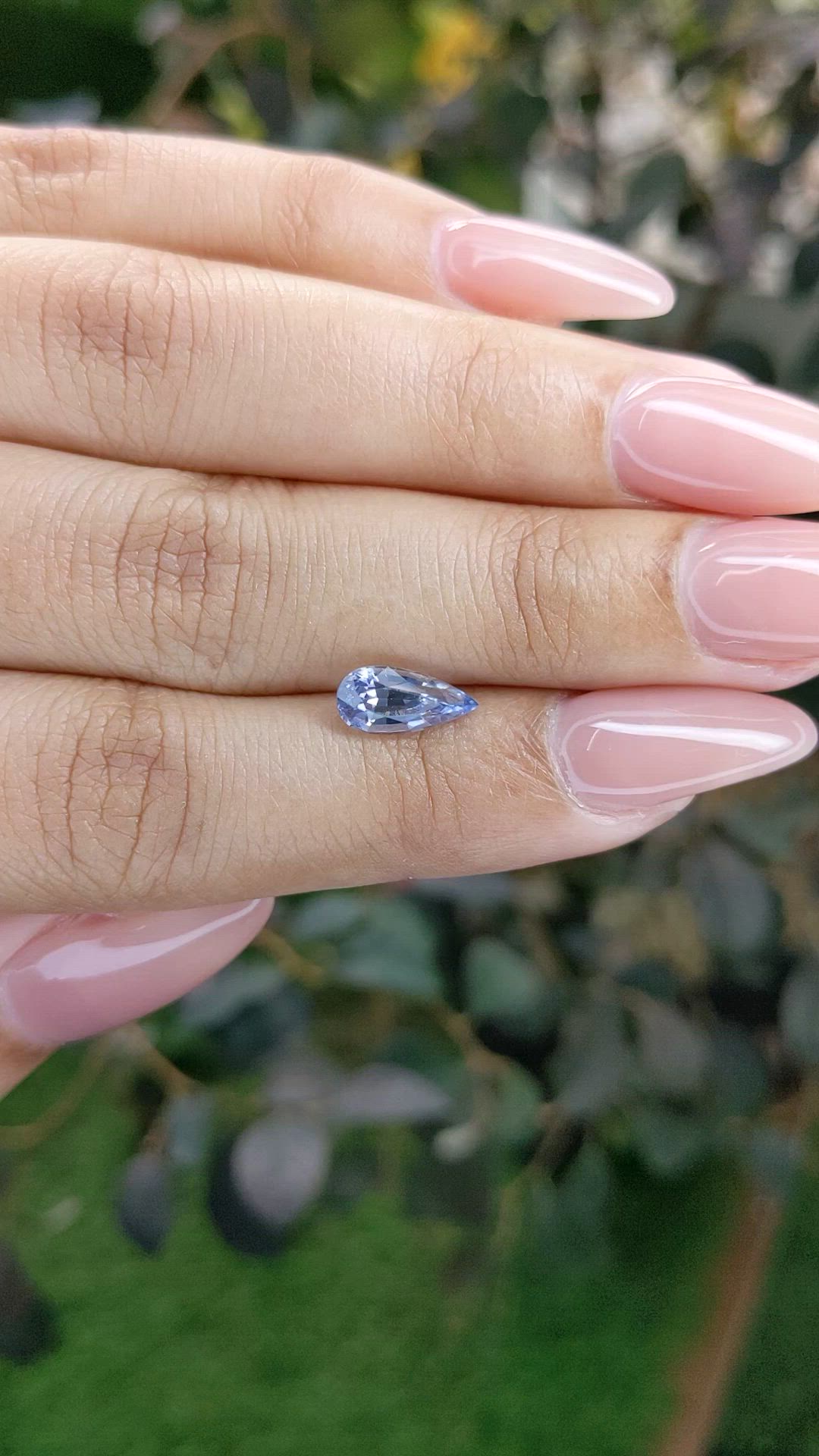 1.49 Ct. Blue Sapphire from Ceylon (Sri Lanka) Size Video