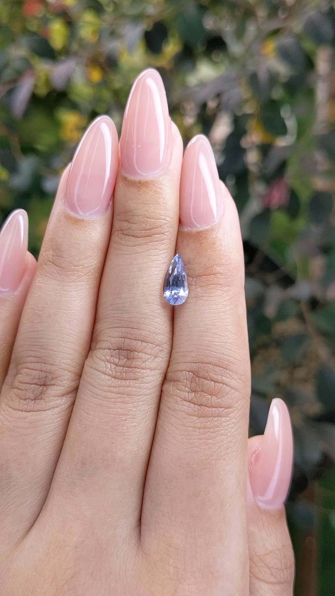 1.49 Ct. Blue Sapphire from Ceylon (Sri Lanka) Size Video