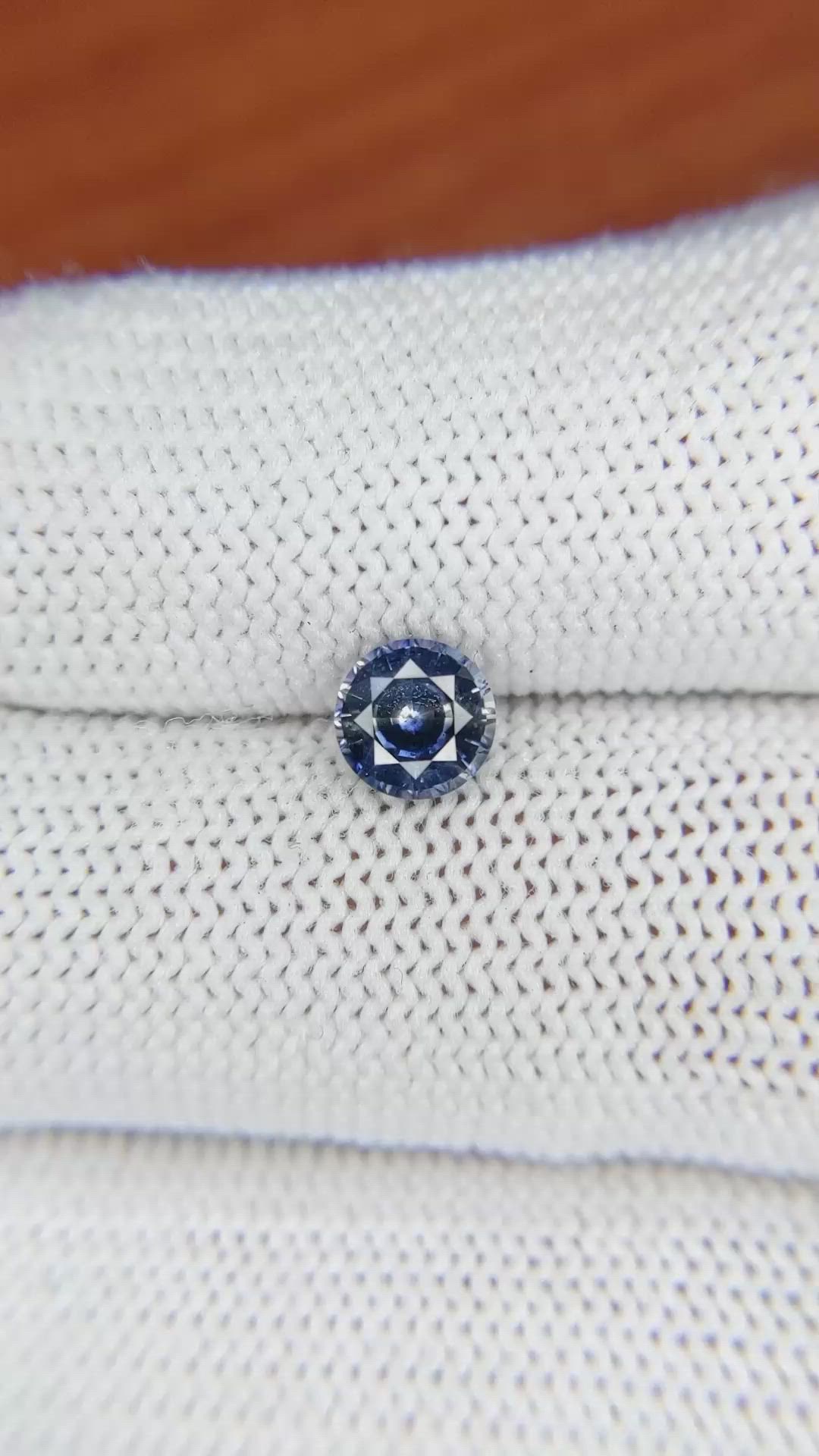 0.99 Ct. Bi Color Sapphire from Ceylon (Sri Lanka) Size Video