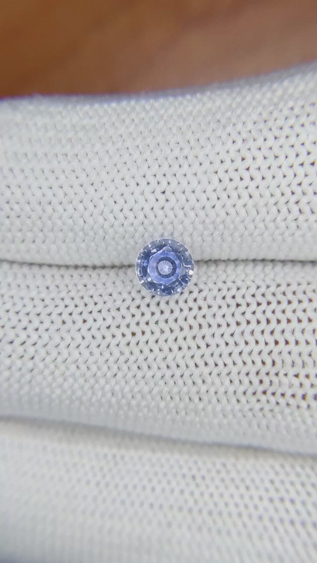 0.95 Ct. Blue Sapphire from Ceylon (Sri Lanka) Size Video