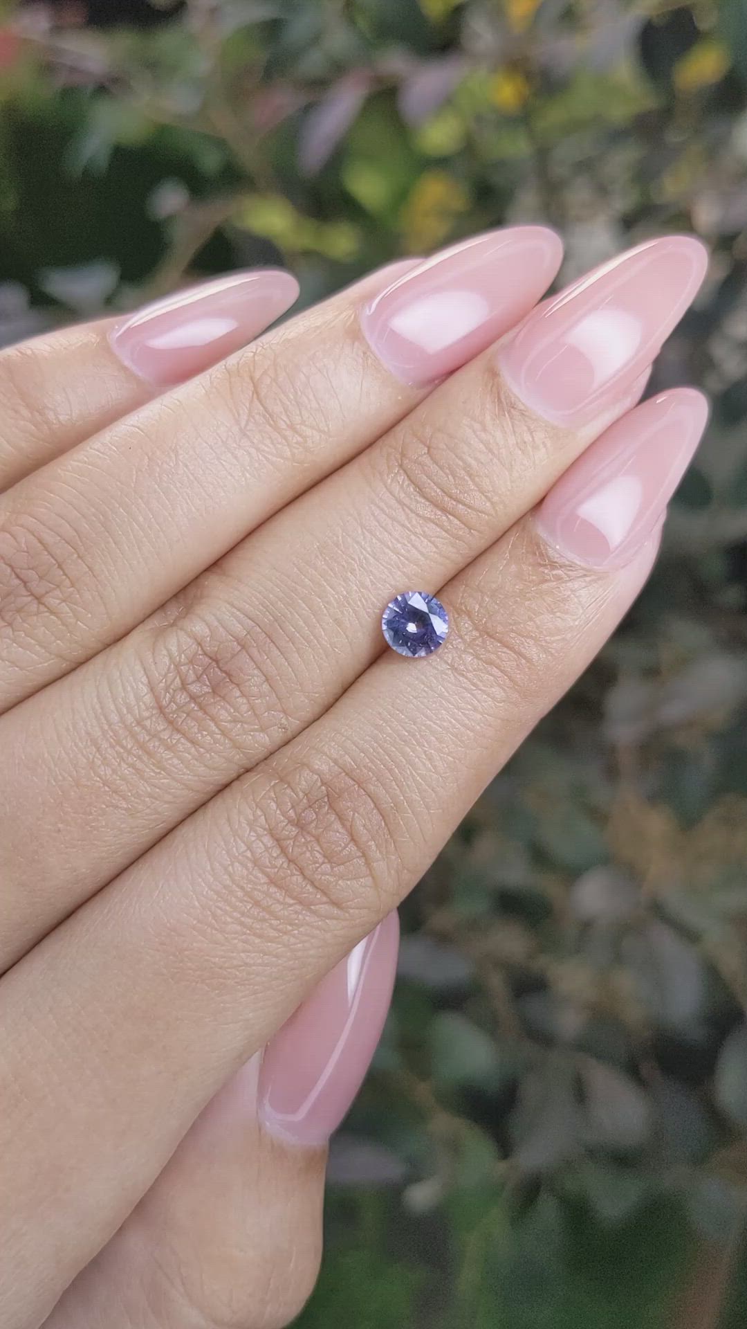 0.70 Ct. Blue Sapphire from Ceylon (Sri Lanka) Size Video