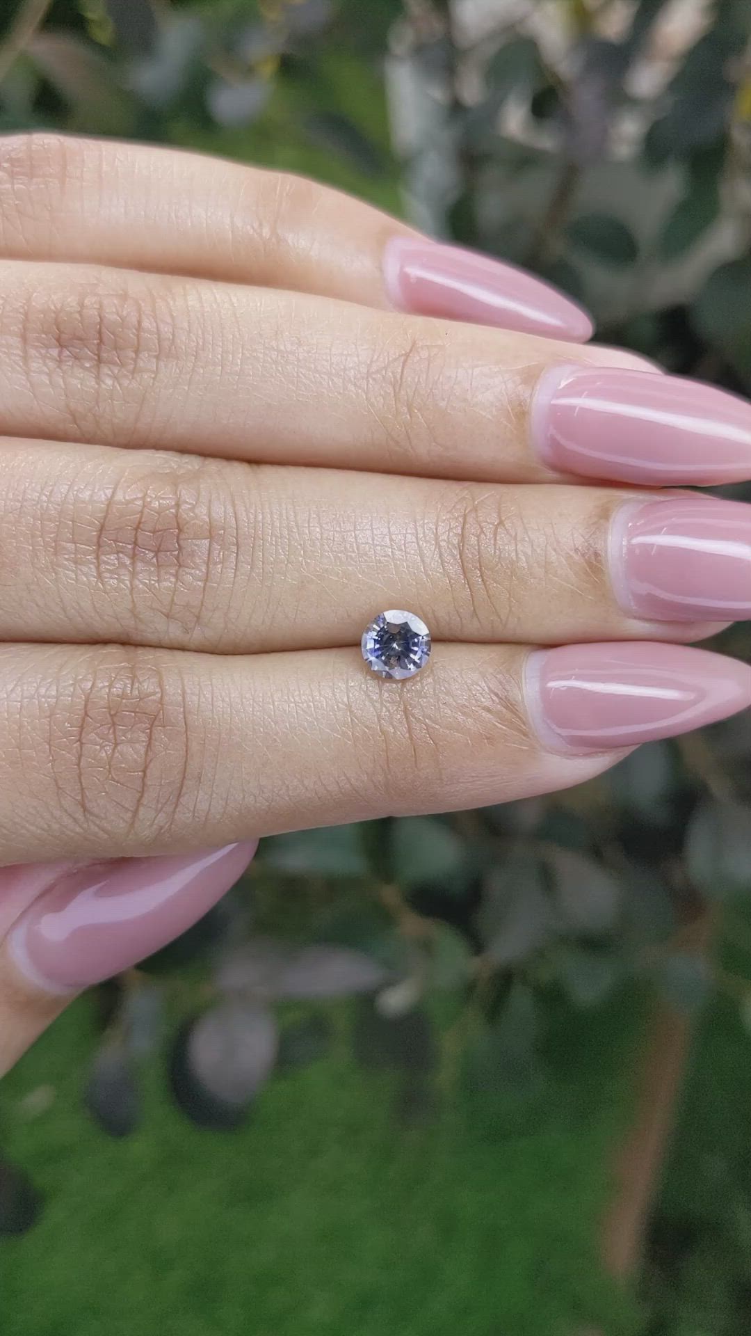 0.79 Ct. Bi Color Sapphire from Ceylon (Sri Lanka) Size Video