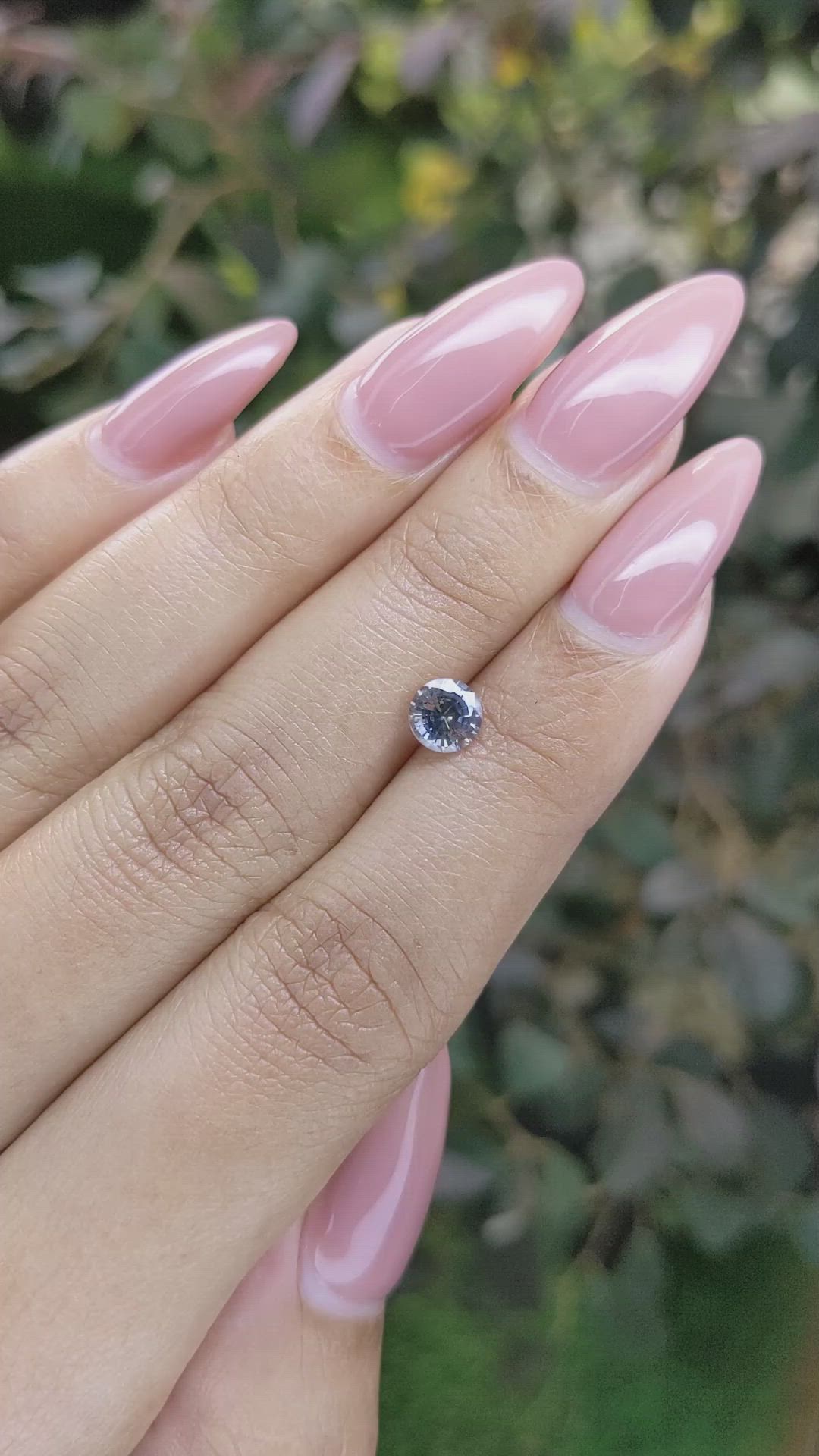 0.79 Ct. Bi Color Sapphire from Ceylon (Sri Lanka) Size Video