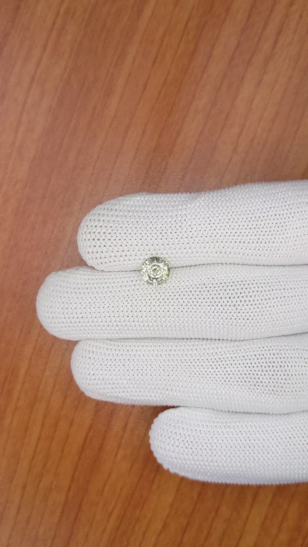 1.15 Ct. Bi Color / Parti Sapphire from Ceylon (Sri Lanka) Size Video