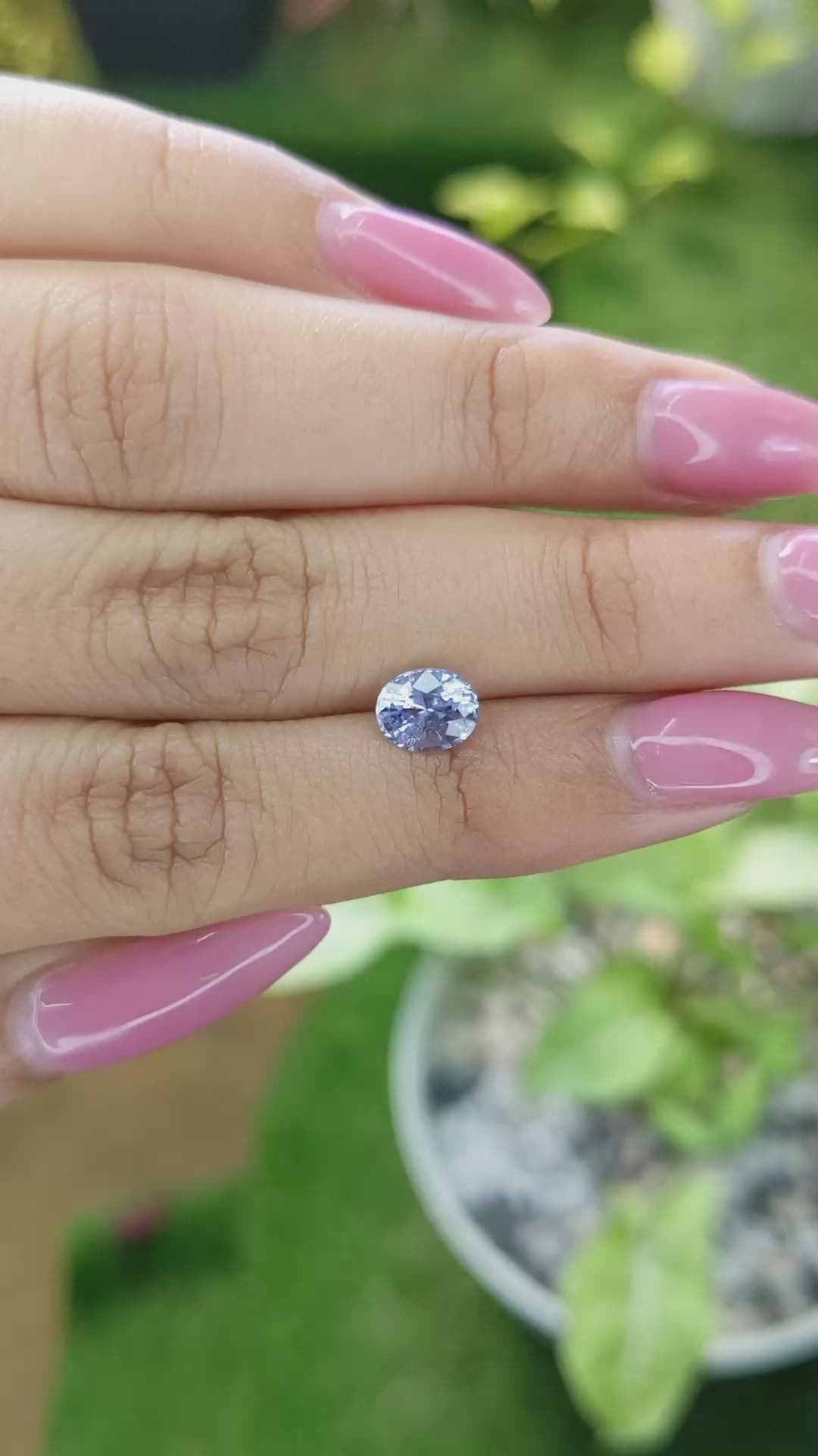 1.31 Ct. Blue Sapphire from Ceylon (Sri Lanka) Size Video
