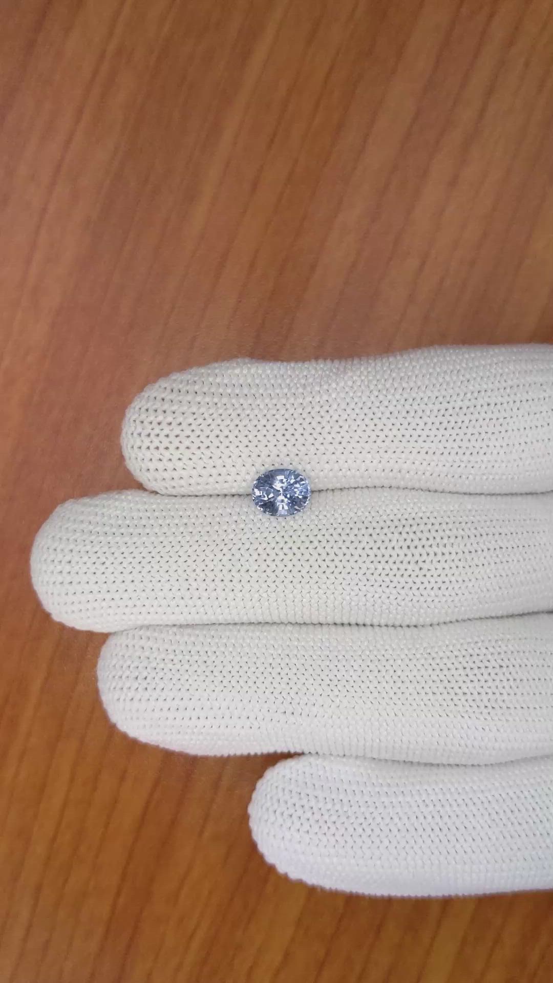 1.31 Ct. Blue Sapphire from Ceylon (Sri Lanka) Size Video