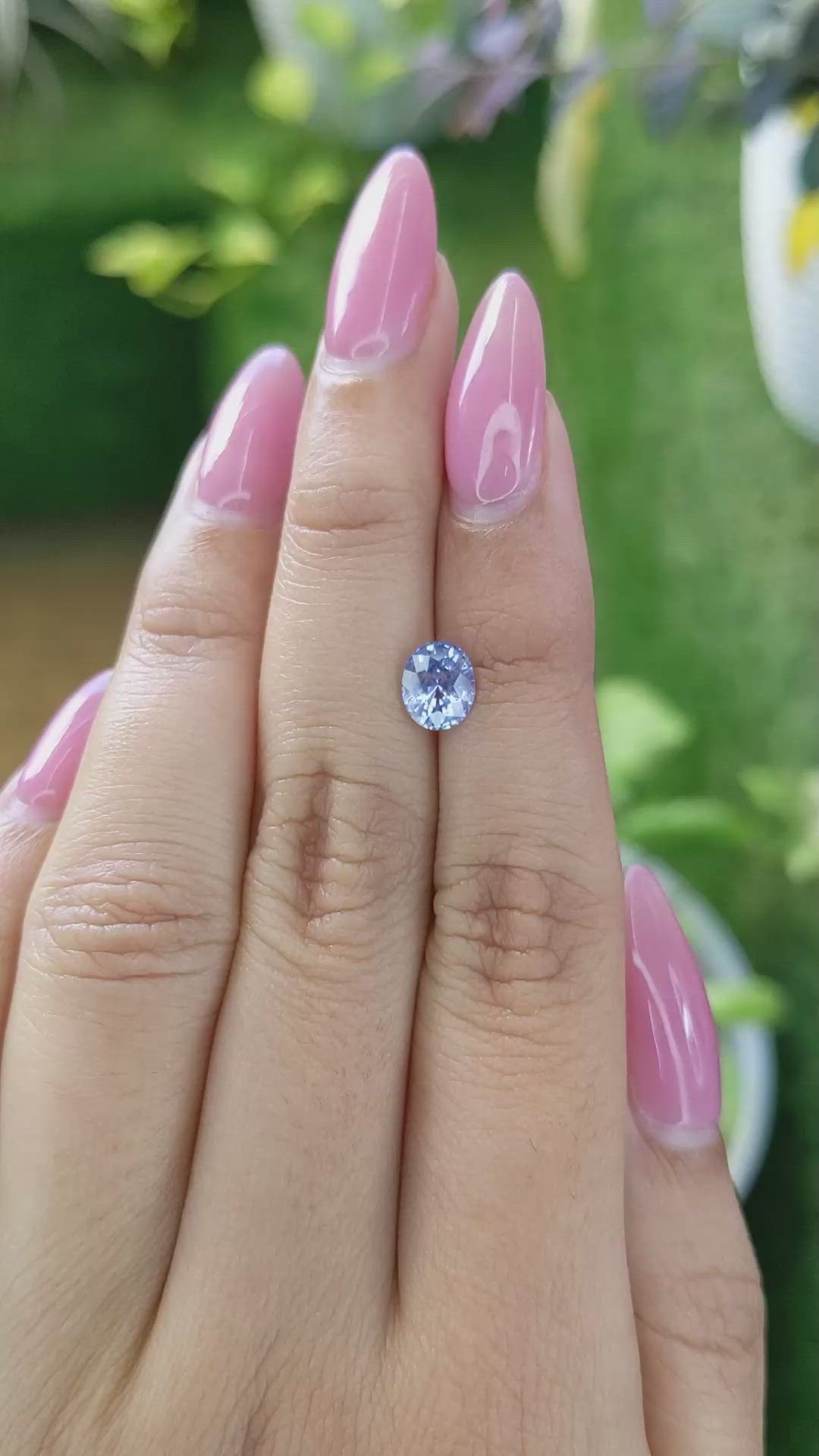 1.31 Ct. Blue Sapphire from Ceylon (Sri Lanka) Size Video