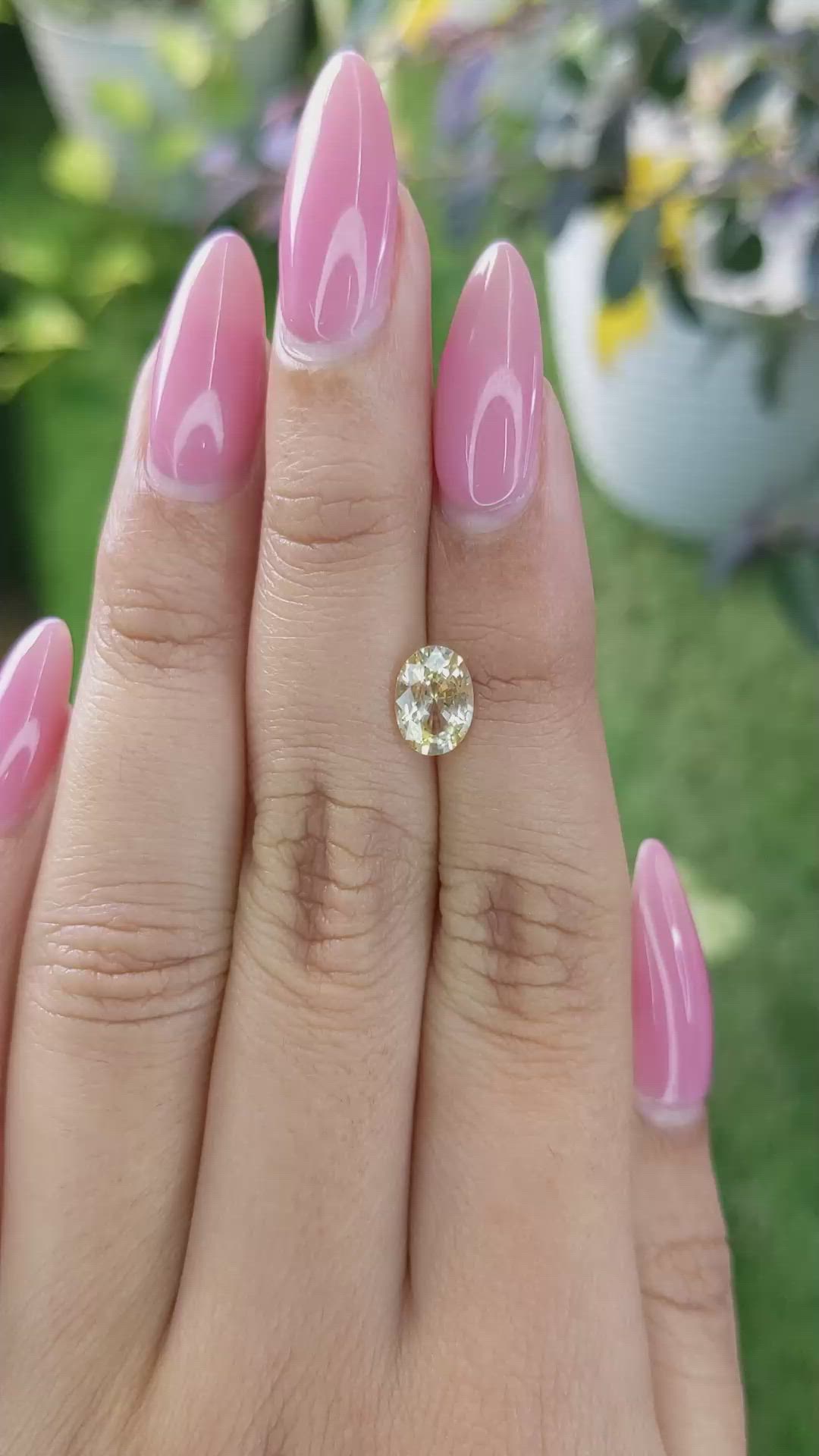1.46 Ct. Yellow Sapphire from Ceylon (Sri Lanka) Size Video